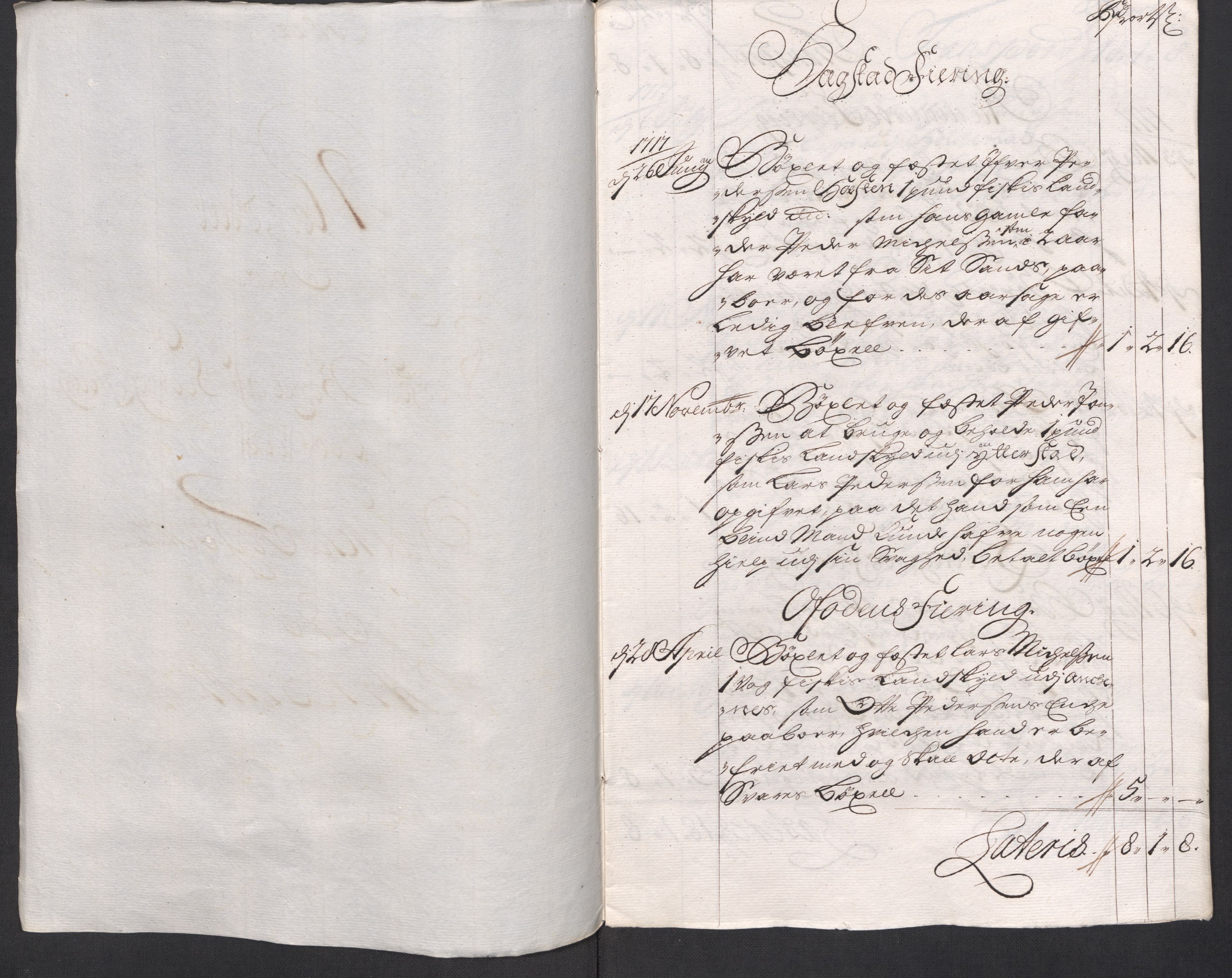 Rentekammeret inntil 1814, Reviderte regnskaper, Fogderegnskap, AV/RA-EA-4092/R66/L4587: Fogderegnskap Salten, 1717, p. 255