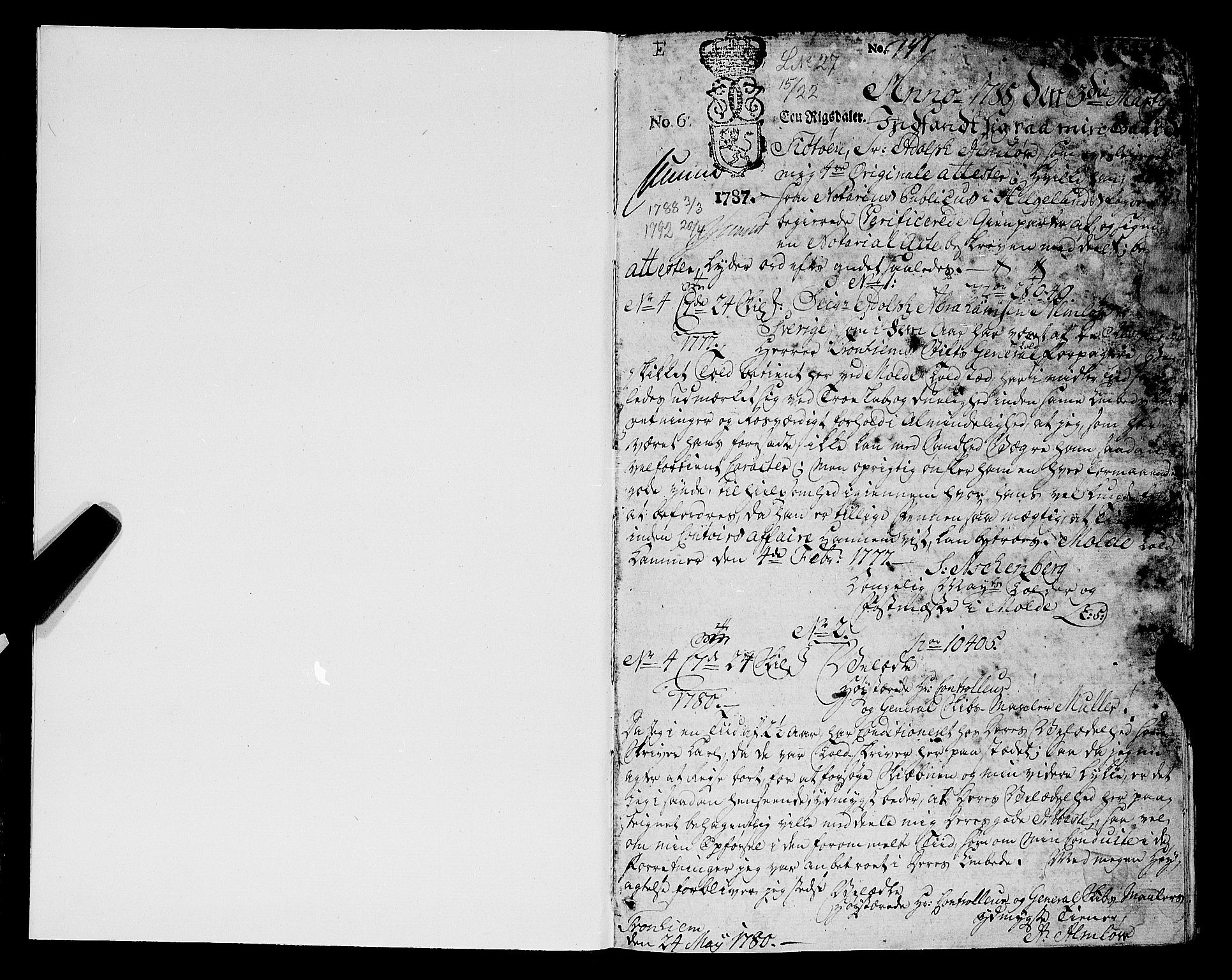 Helgeland sorenskriveri, SAT/A-0004/1/1A/L0032: Tingbok 24A, 1788-1790, p. 0b-1a