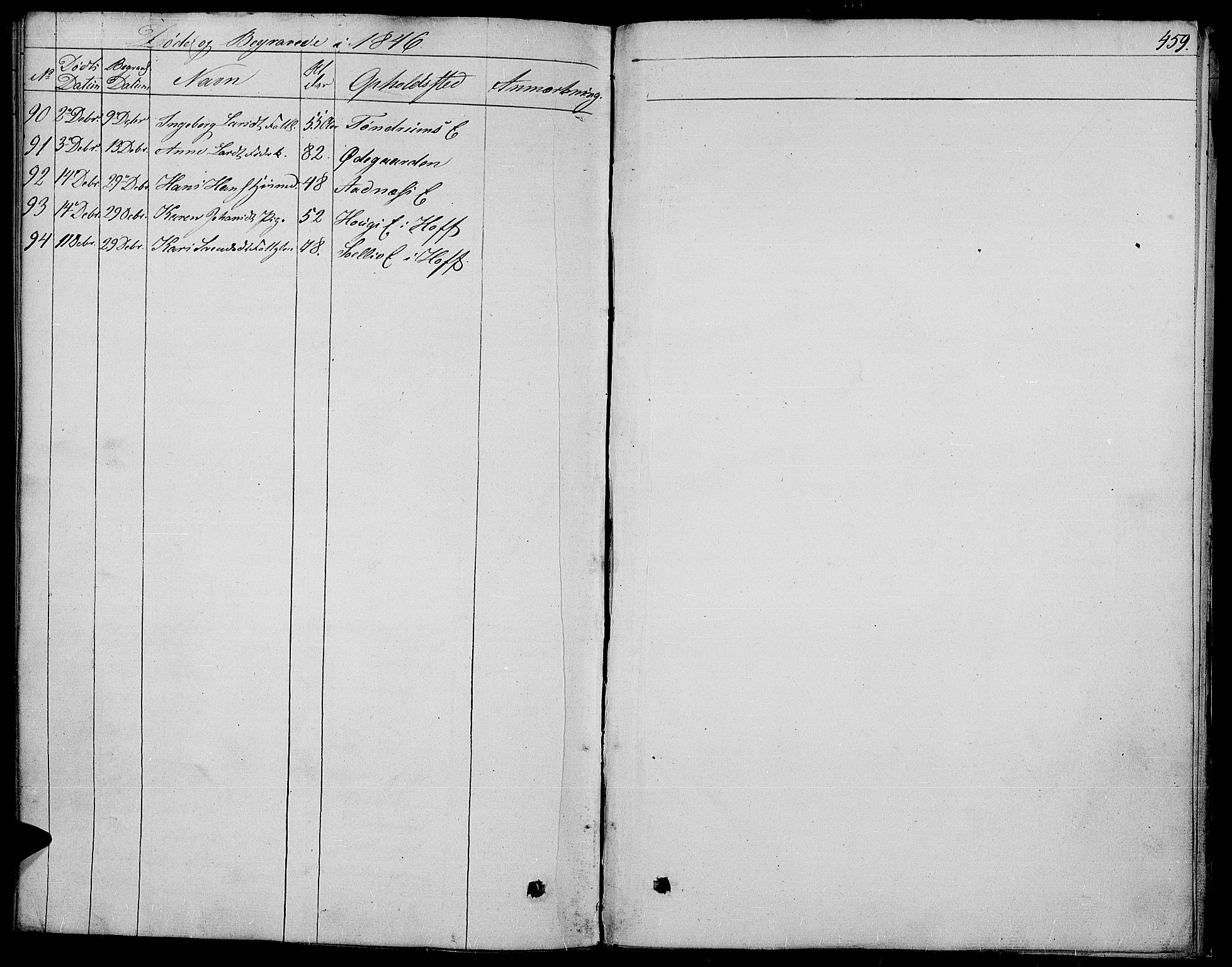 Land prestekontor, AV/SAH-PREST-120/H/Ha/Haa/L0008: Parish register (official) no. 8, 1830-1846, p. 459