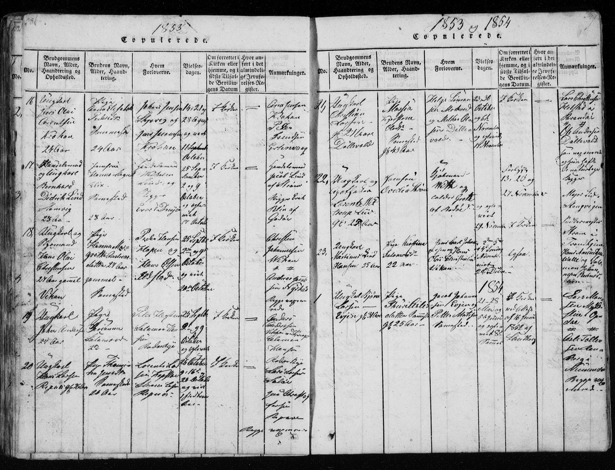 Ministerialprotokoller, klokkerbøker og fødselsregistre - Nordland, SAT/A-1459/801/L0026: Parish register (copy) no. 801C01, 1820-1855, p. 386-387