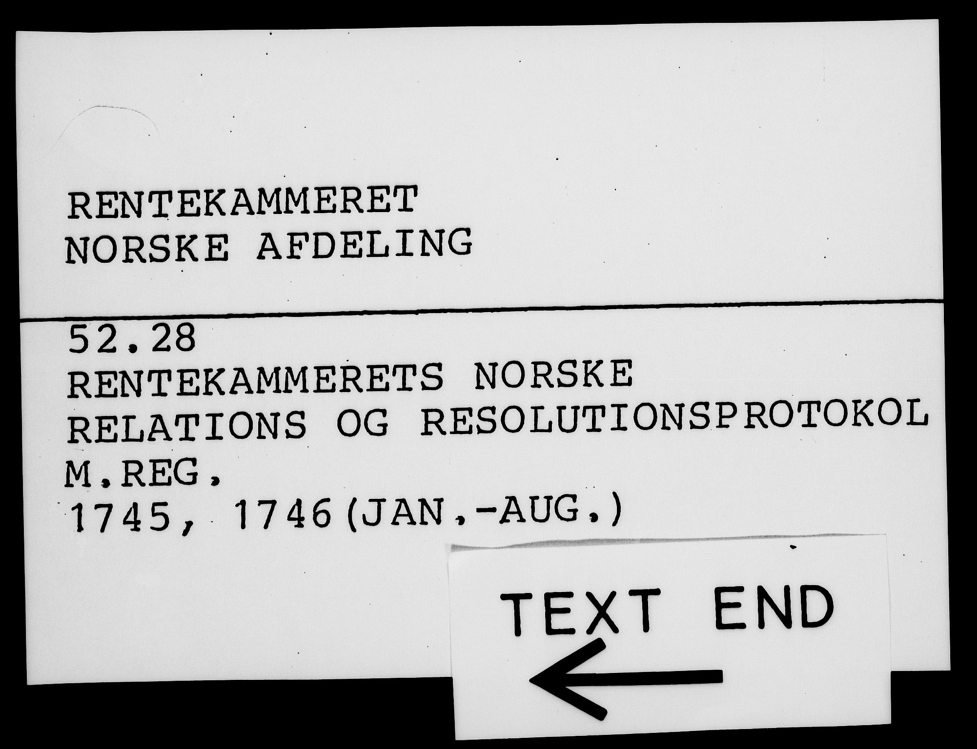 Rentekammeret, Kammerkanselliet, AV/RA-EA-3111/G/Gf/Gfa/L0028: Norsk relasjons- og resolusjonsprotokoll (merket RK 52.28), 1745-1746, p. 882