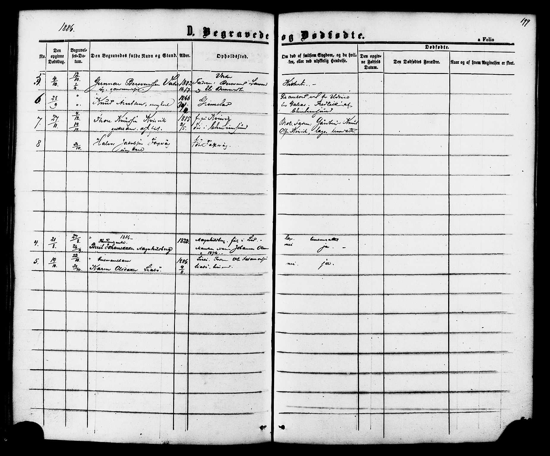 Ministerialprotokoller, klokkerbøker og fødselsregistre - Møre og Romsdal, AV/SAT-A-1454/587/L0999: Parish register (official) no. 587A01, 1864-1886, p. 199