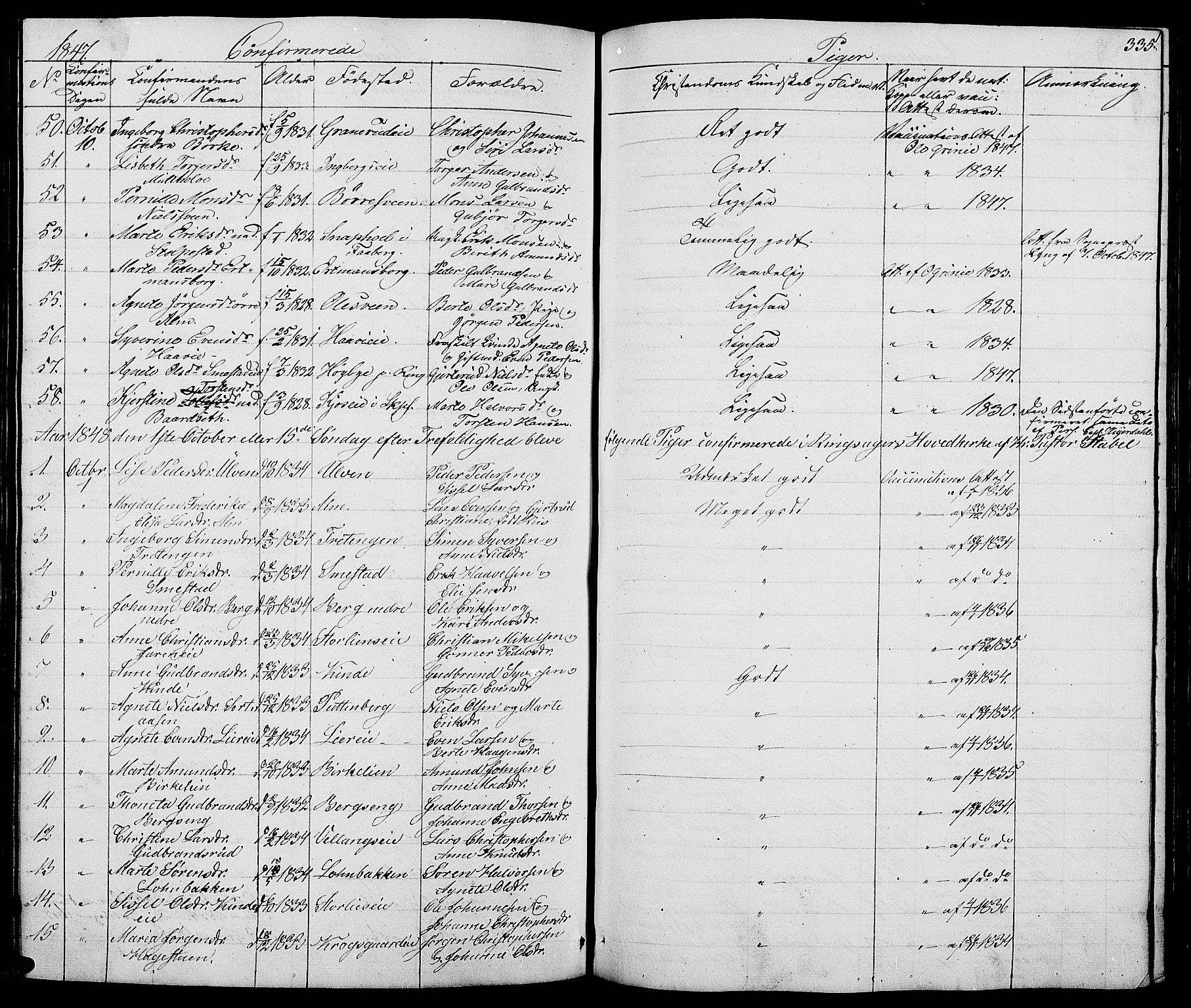 Ringsaker prestekontor, AV/SAH-PREST-014/L/La/L0005: Parish register (copy) no. 5, 1839-1850, p. 335