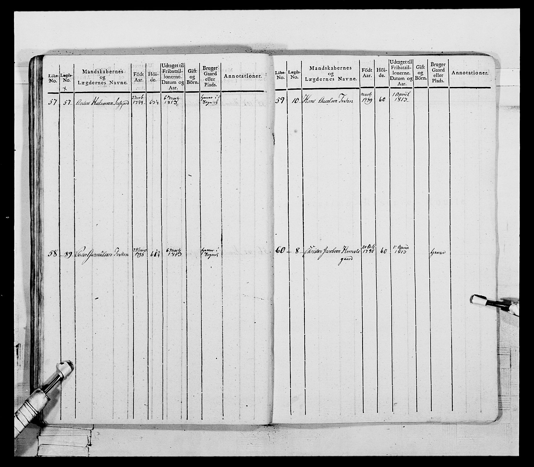 Generalitets- og kommissariatskollegiet, Det kongelige norske kommissariatskollegium, AV/RA-EA-5420/E/Eh/L0118: Telemarkske nasjonale infanteriregiment, 1814, p. 58