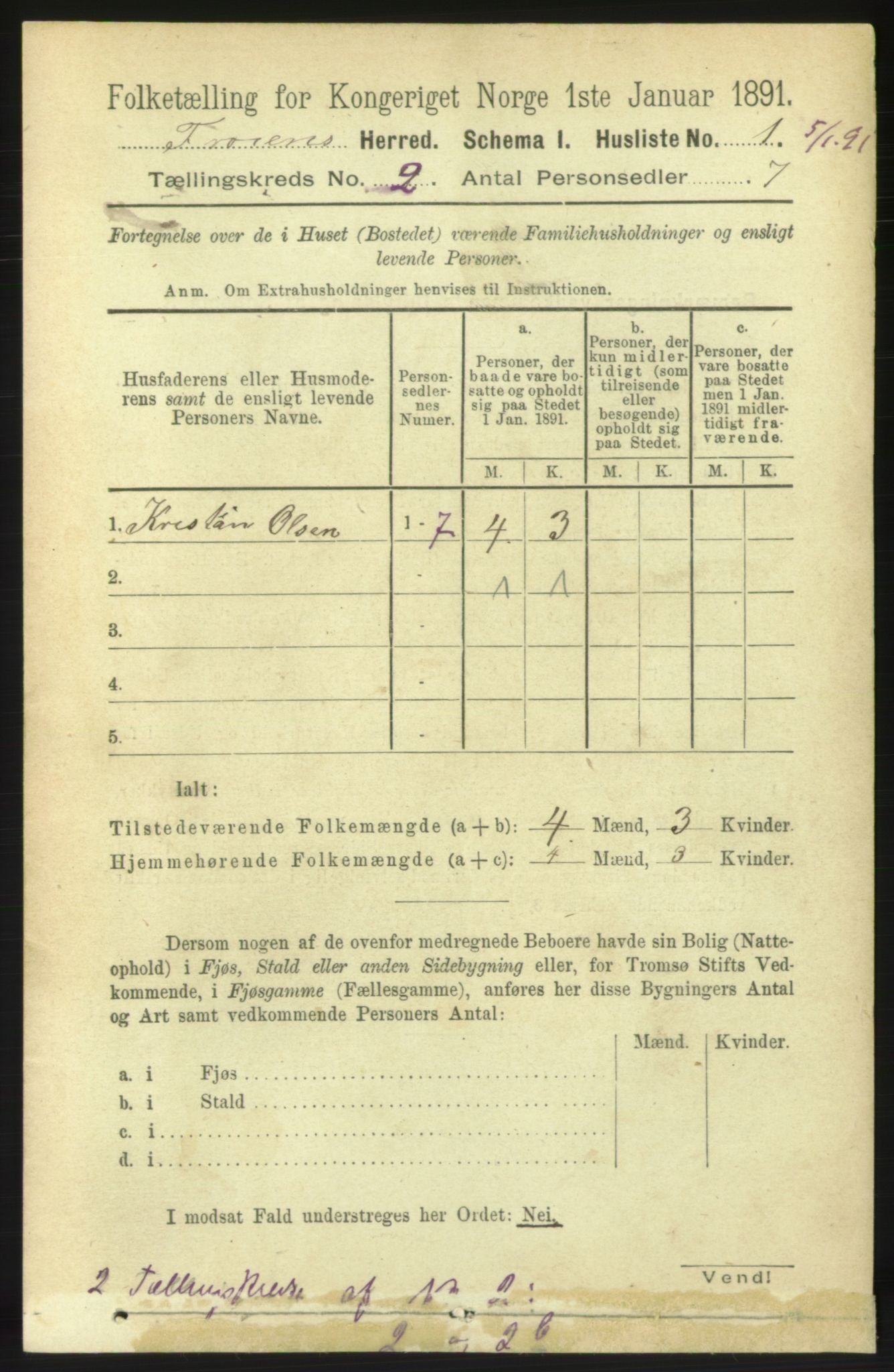 RA, 1891 census for 1619 Frøya, 1891, p. 890