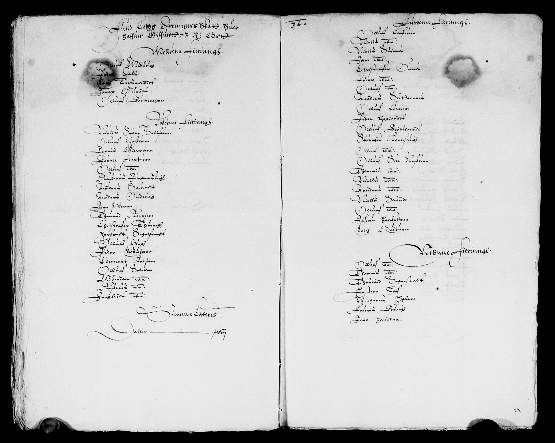 Rentekammeret inntil 1814, Reviderte regnskaper, Lensregnskaper, AV/RA-EA-5023/R/Rb/Rbz/L0009: Nordlandenes len, 1617-1618