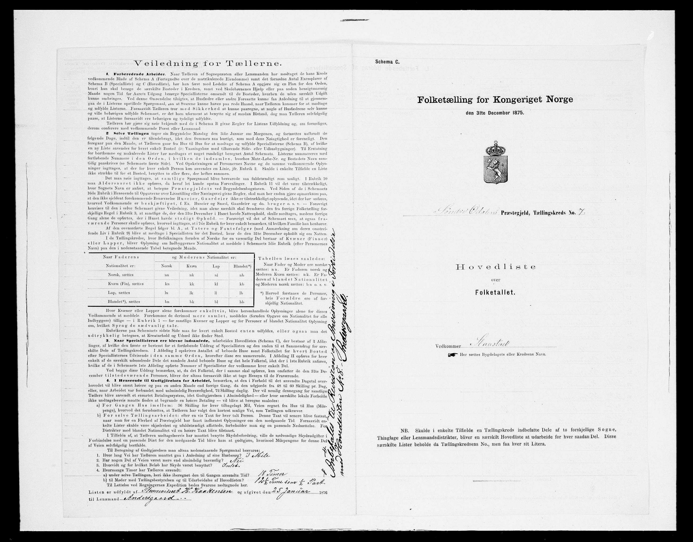 SAH, 1875 census for 0419P Sør-Odal, 1875, p. 41