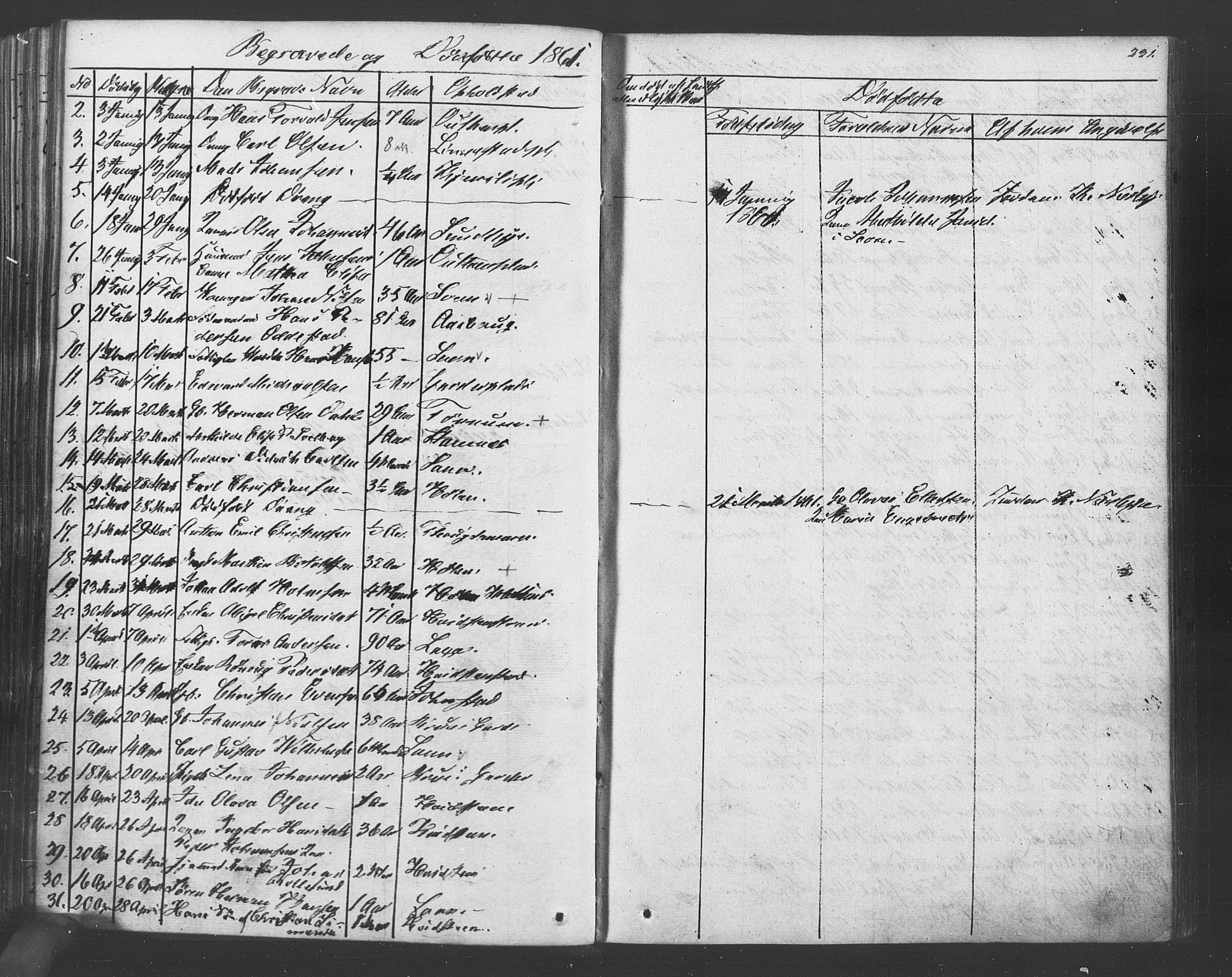 Vestby prestekontor Kirkebøker, SAO/A-10893/F/Fa/L0007: Parish register (official) no. I 7, 1850-1862, p. 231
