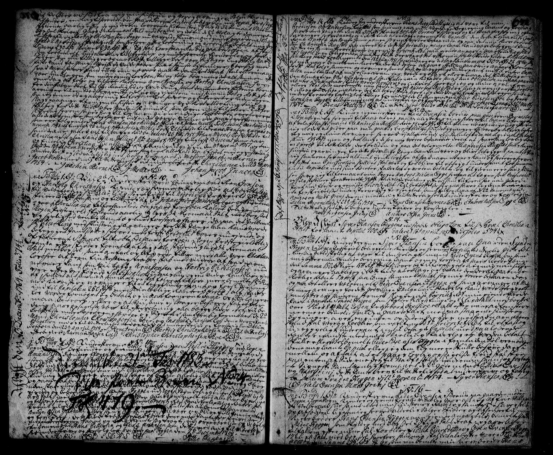Lier, Røyken og Hurum sorenskriveri, SAKO/A-89/G/Ga/Gaa/L0002: Mortgage book no. II, 1725-1755, p. 671