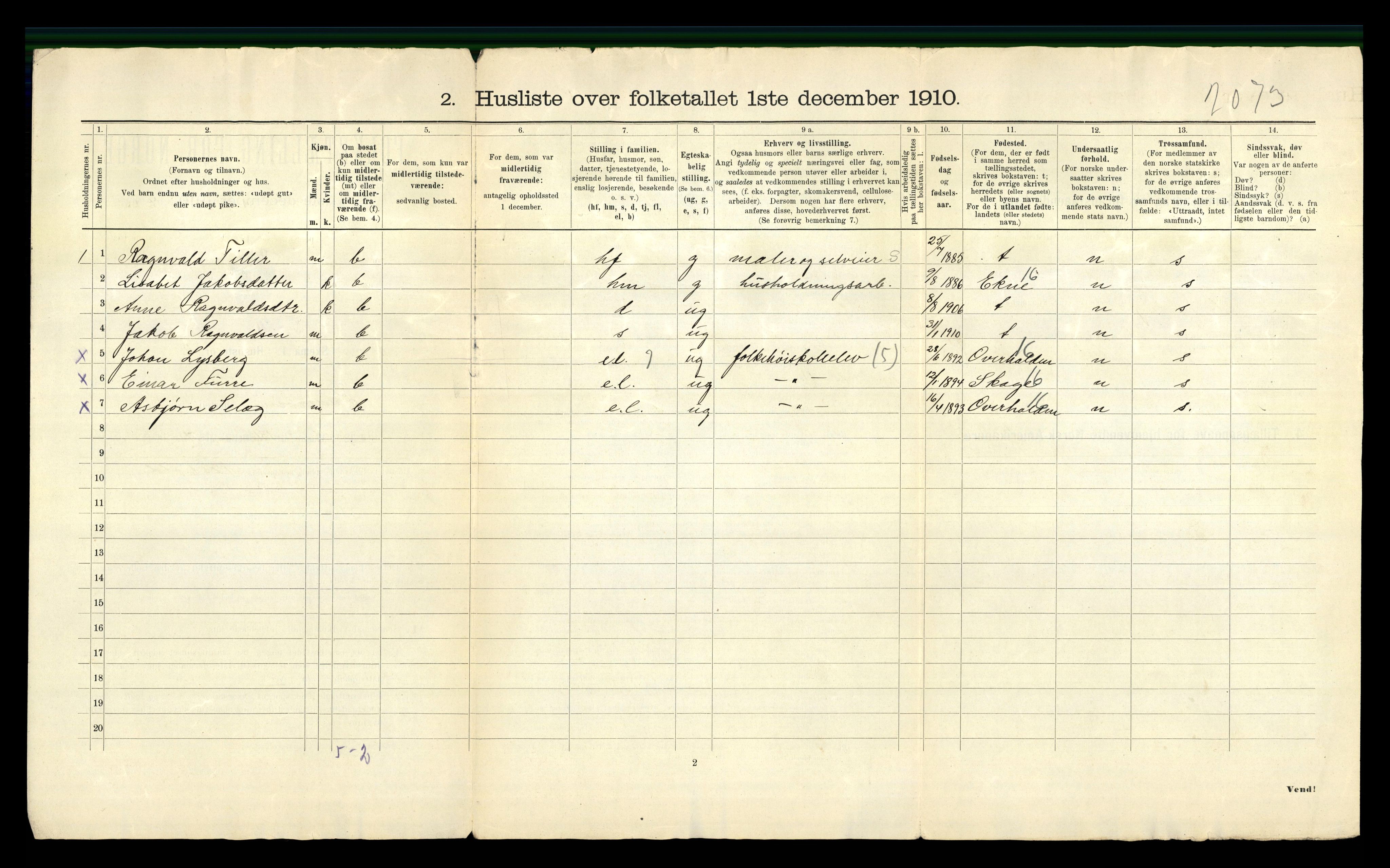 RA, 1910 census for Inderøy, 1910, p. 46