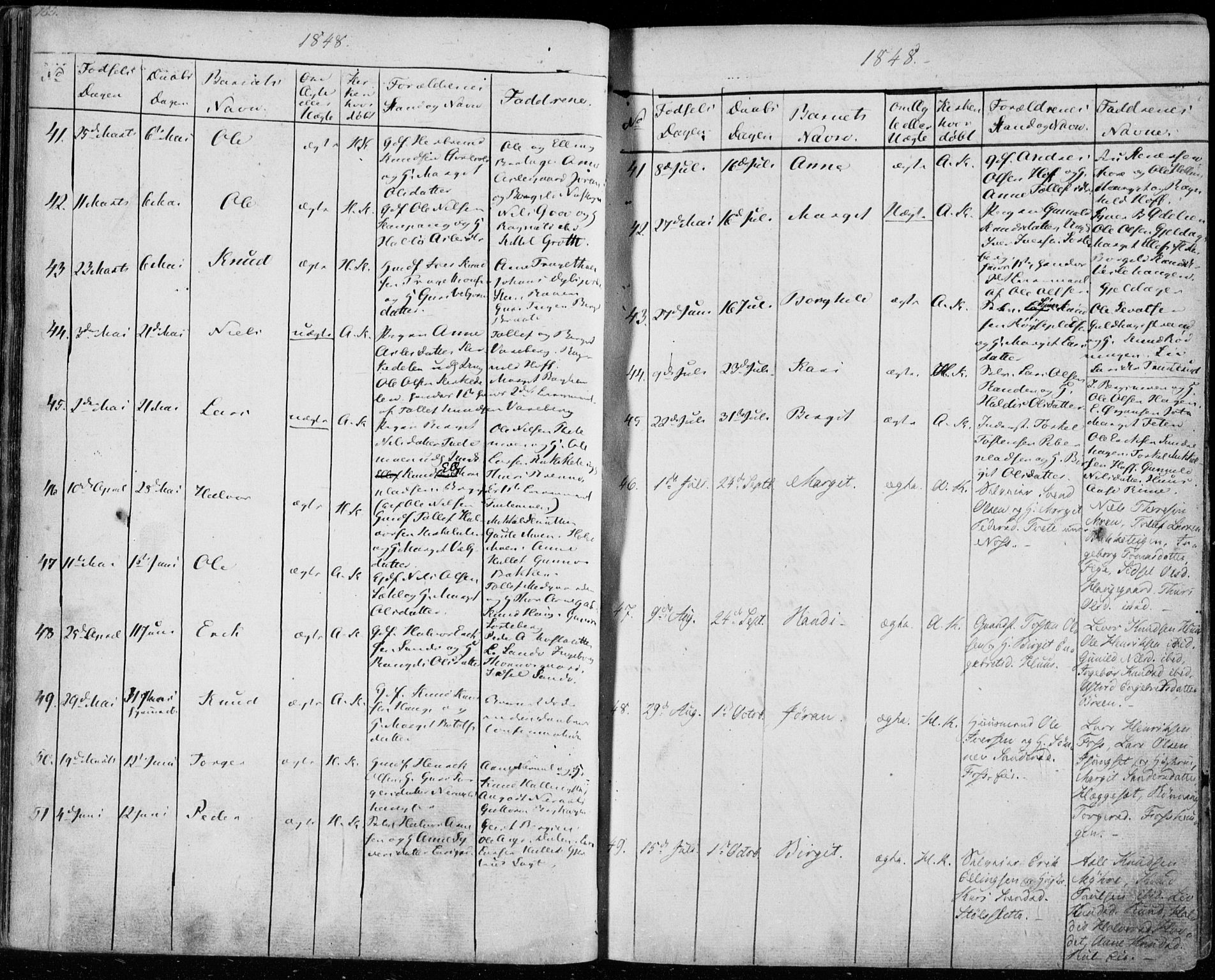 Ål kirkebøker, AV/SAKO-A-249/F/Fa/L0005: Parish register (official) no. I 5, 1825-1848, p. 155