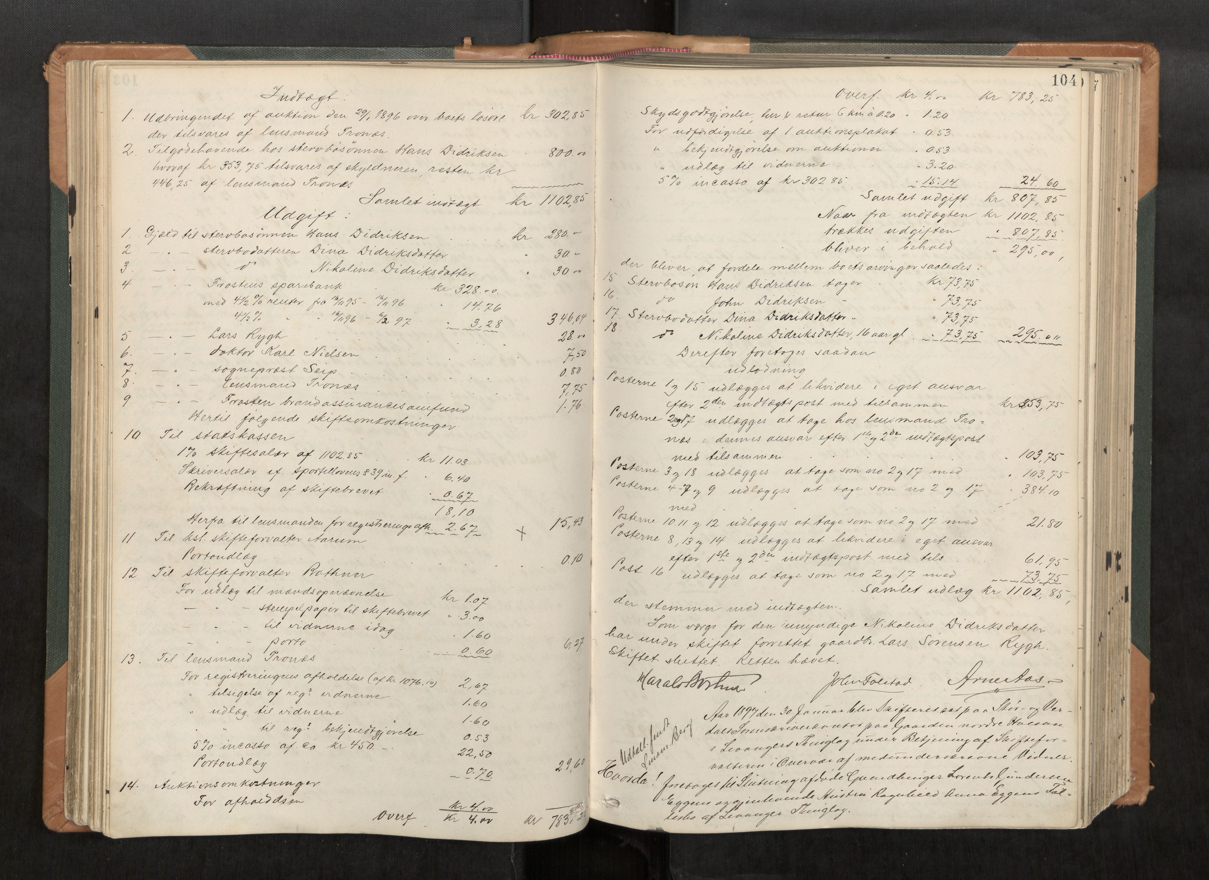 Stjør- og Verdal sorenskriveri, AV/SAT-A-4167/1/3/3A/L0047: Skifteslutningsprotokoll, 1895-1901, p. 104