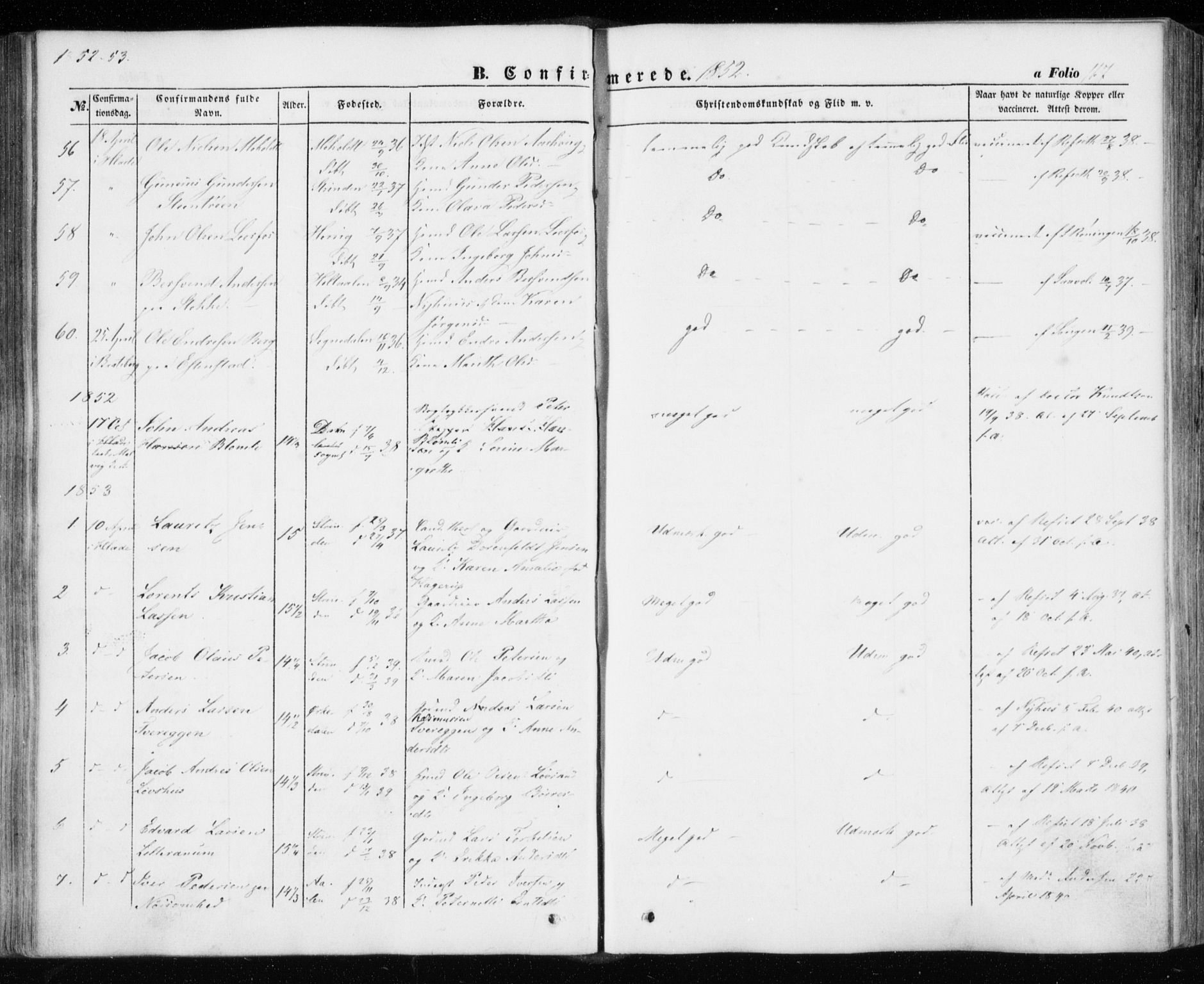 Ministerialprotokoller, klokkerbøker og fødselsregistre - Sør-Trøndelag, SAT/A-1456/606/L0291: Parish register (official) no. 606A06, 1848-1856, p. 167