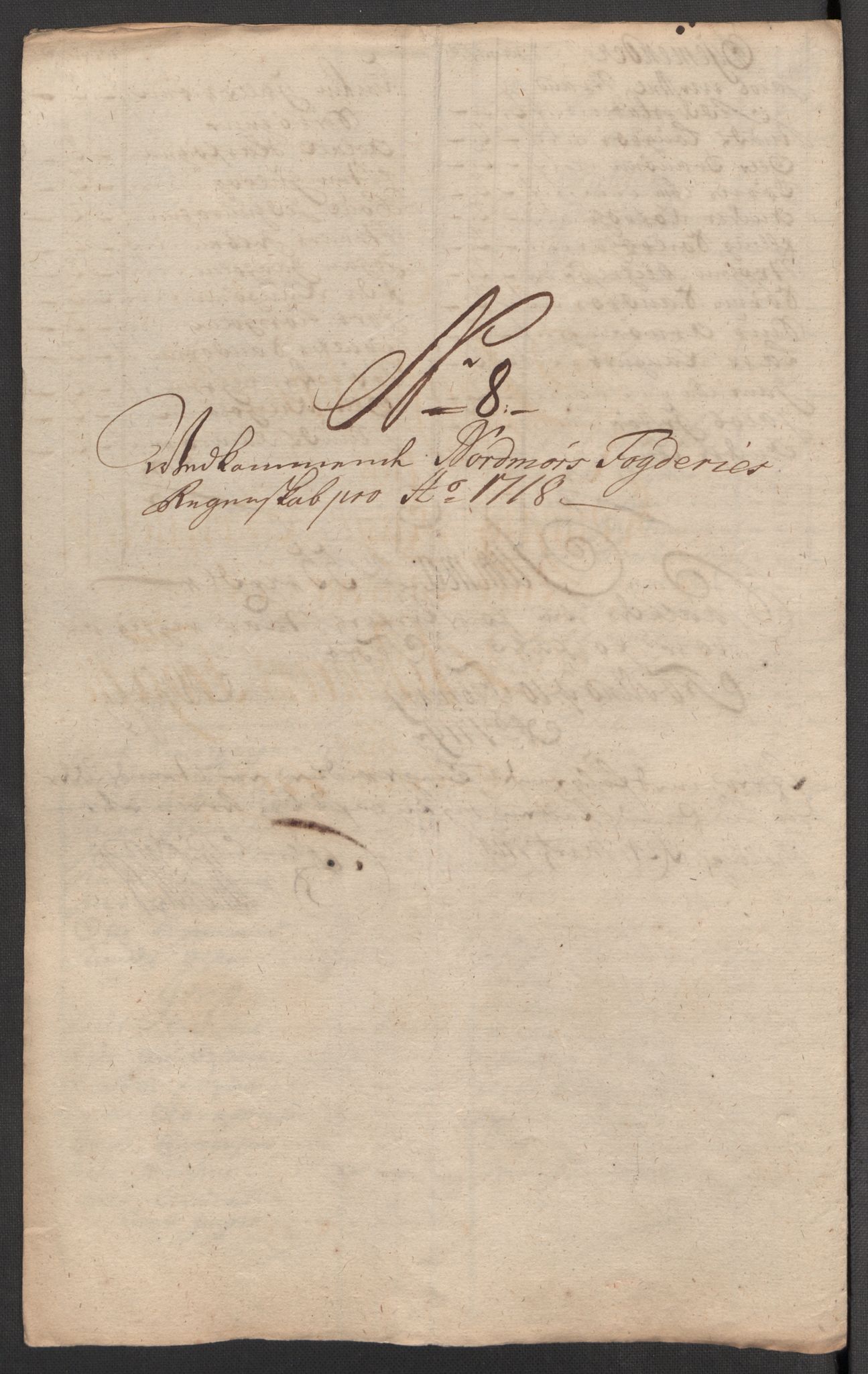 Rentekammeret inntil 1814, Reviderte regnskaper, Fogderegnskap, RA/EA-4092/R56/L3751: Fogderegnskap Nordmøre, 1718, p. 119