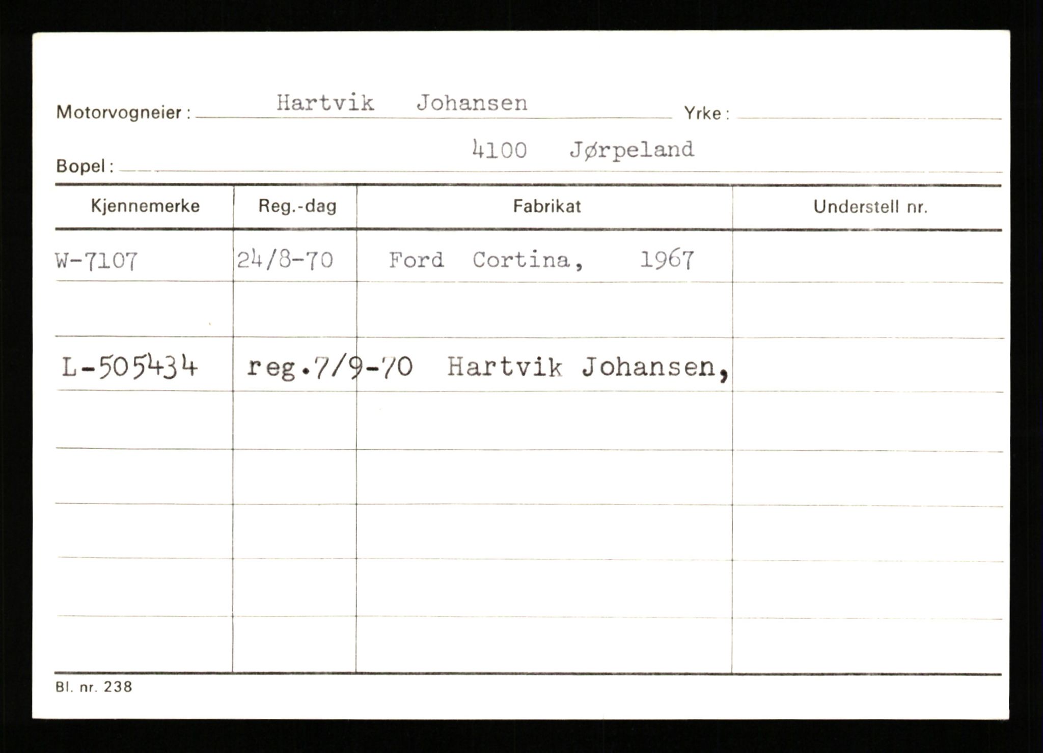 Stavanger trafikkstasjon, AV/SAST-A-101942/0/G/L0002: Registreringsnummer: 5791 - 10405, 1930-1971, p. 629