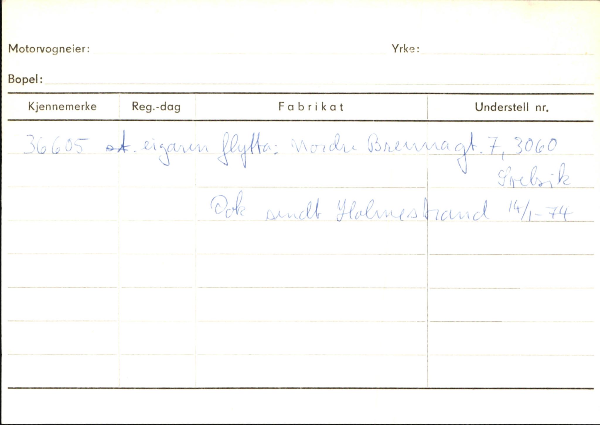 Statens vegvesen, Sogn og Fjordane vegkontor, SAB/A-5301/4/F/L0145: Registerkort Vågsøy S-Å. Årdal I-P, 1945-1975, p. 1933