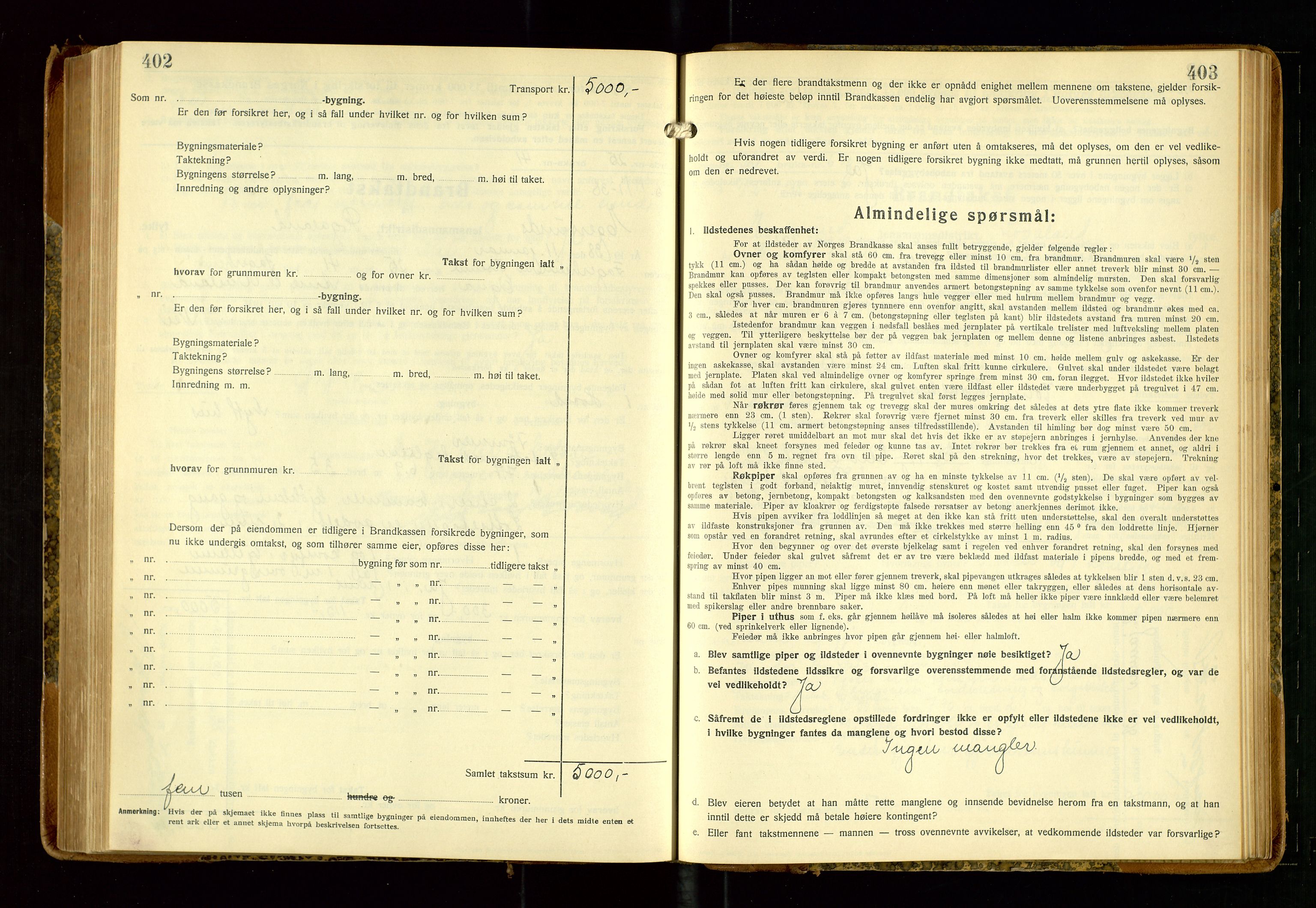 Eigersund lensmannskontor, AV/SAST-A-100171/Gob/L0006: "Brandtakstprotokoll", 1934-1938, p. 402-403