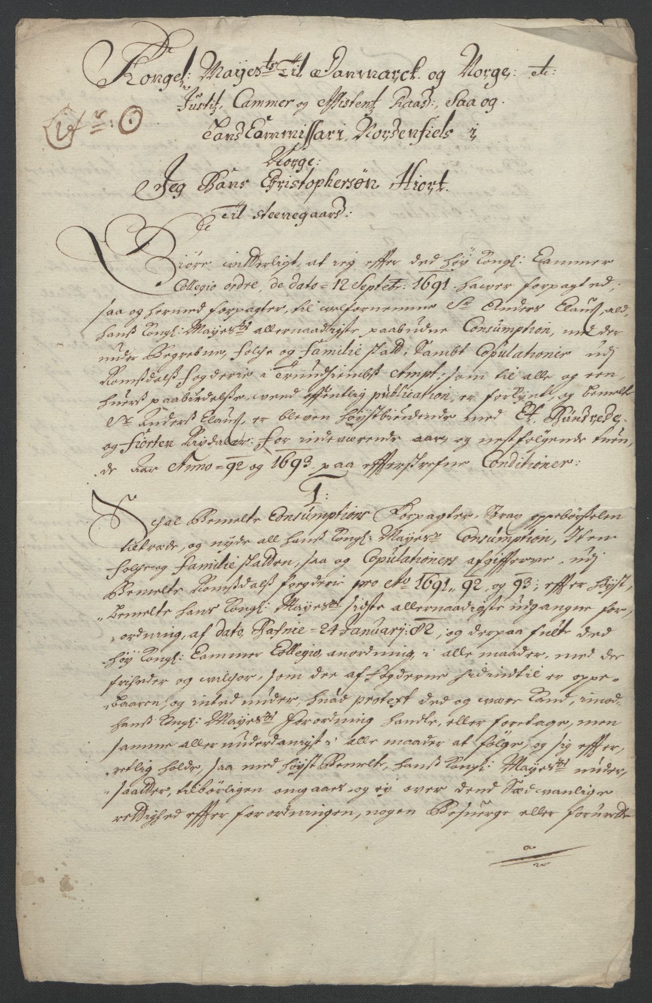 Rentekammeret inntil 1814, Reviderte regnskaper, Fogderegnskap, RA/EA-4092/R55/L3649: Fogderegnskap Romsdal, 1690-1691, p. 334