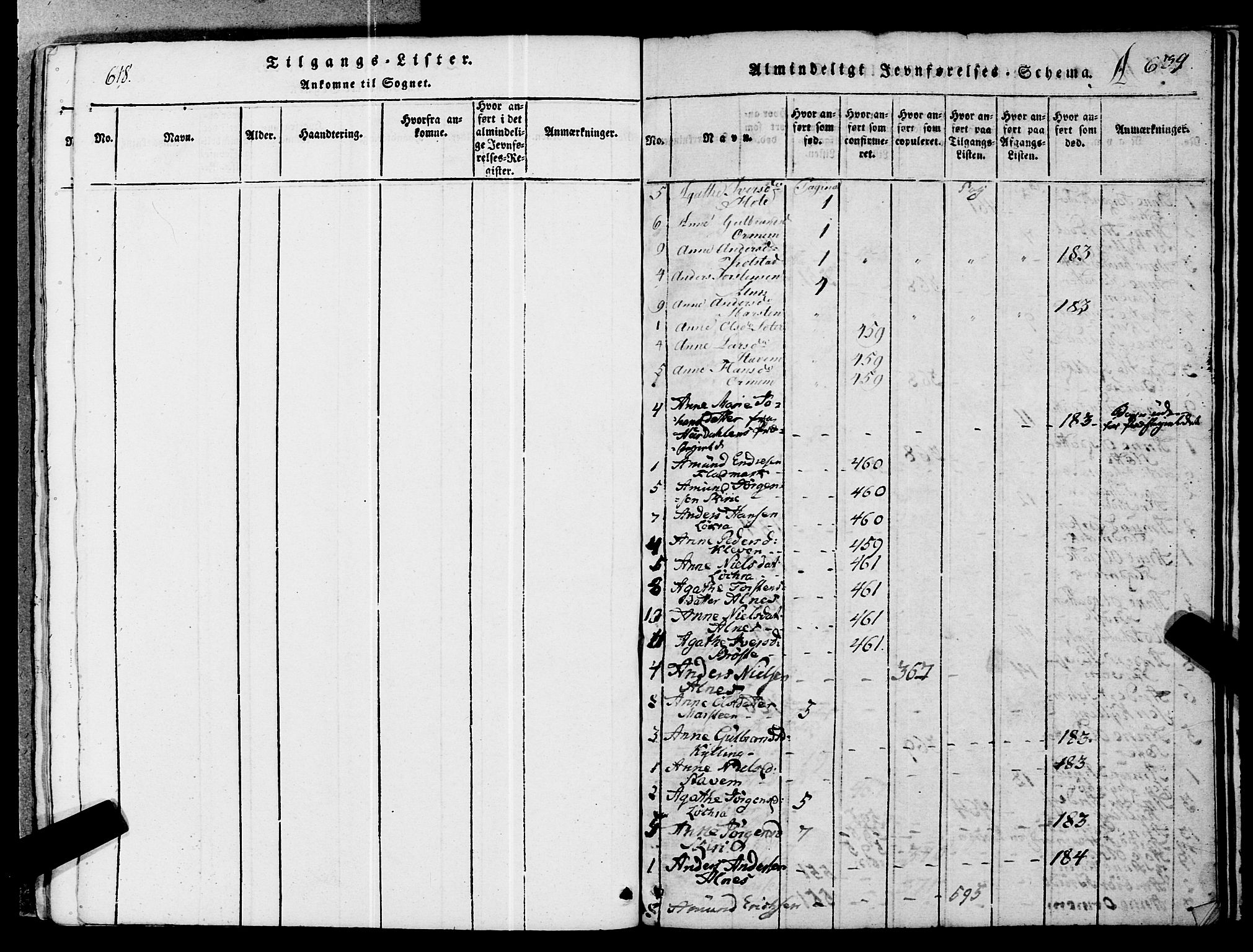 Ministerialprotokoller, klokkerbøker og fødselsregistre - Møre og Romsdal, SAT/A-1454/546/L0593: Parish register (official) no. 546A01, 1818-1853, p. 638-639