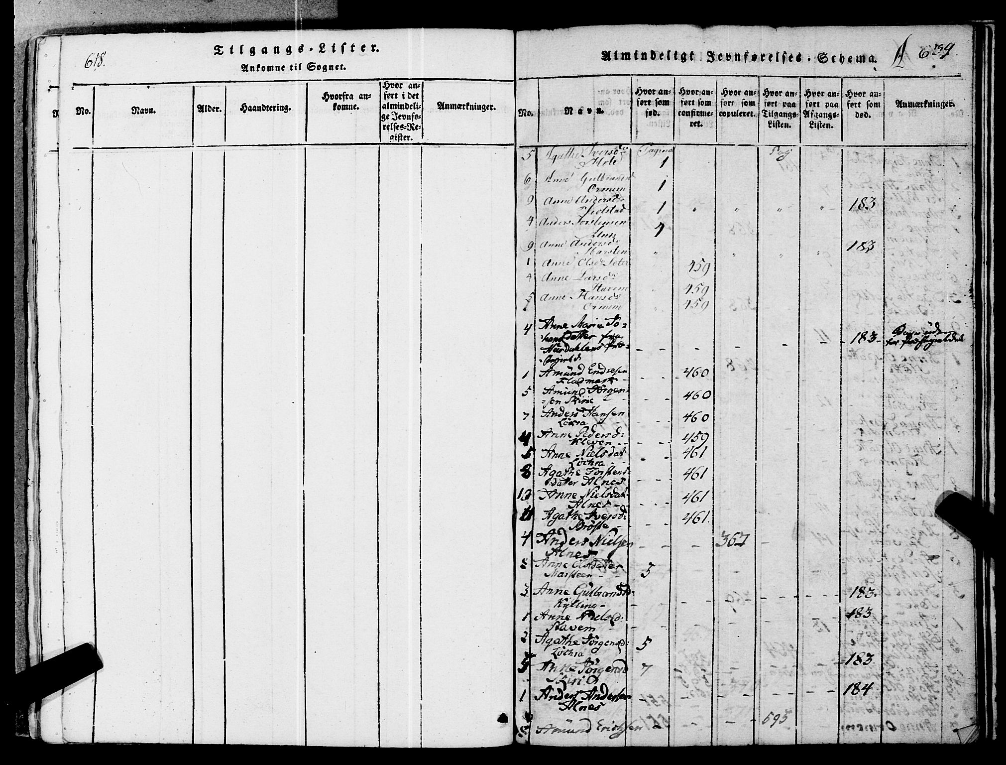 Ministerialprotokoller, klokkerbøker og fødselsregistre - Møre og Romsdal, AV/SAT-A-1454/546/L0593: Parish register (official) no. 546A01, 1818-1853, p. 638-639