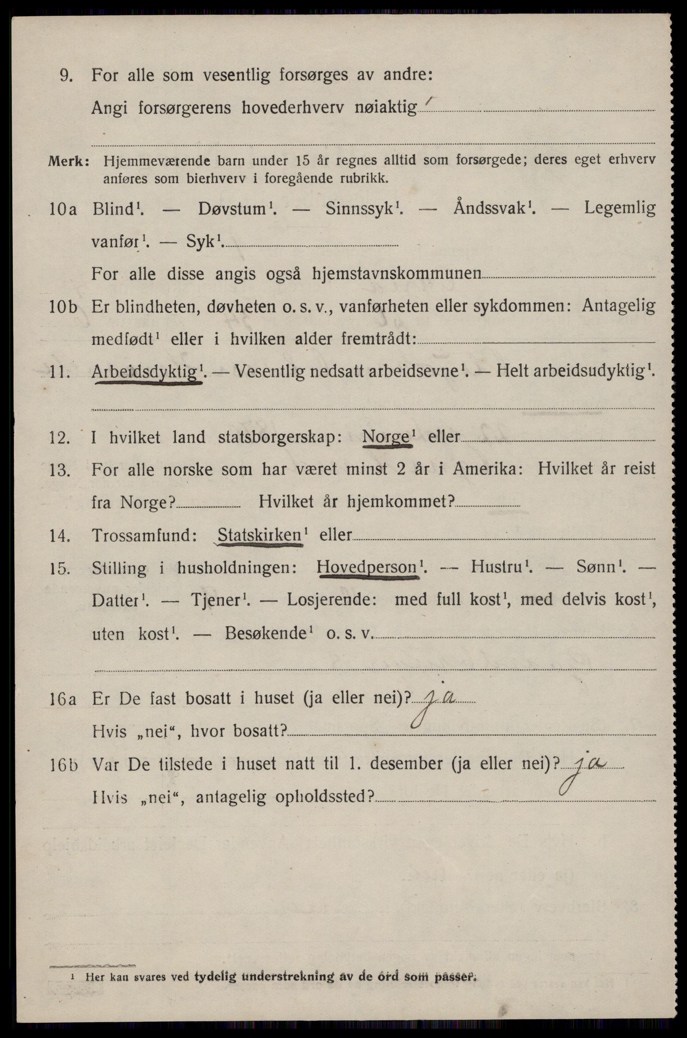 SAST, 1920 census for Ogna, 1920, p. 2748