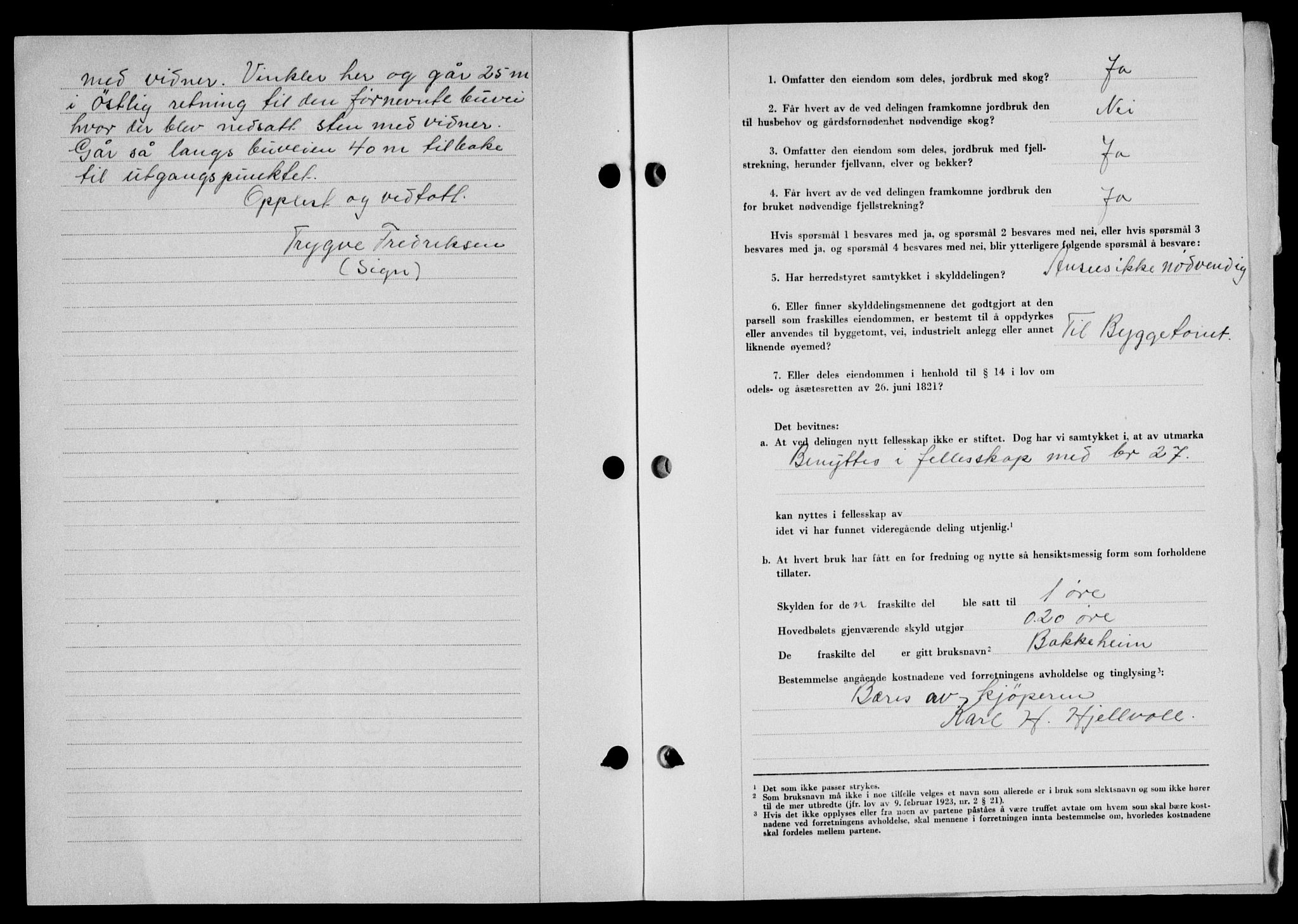 Lofoten sorenskriveri, SAT/A-0017/1/2/2C/L0018a: Mortgage book no. 18a, 1948-1948, Diary no: : 1656/1948