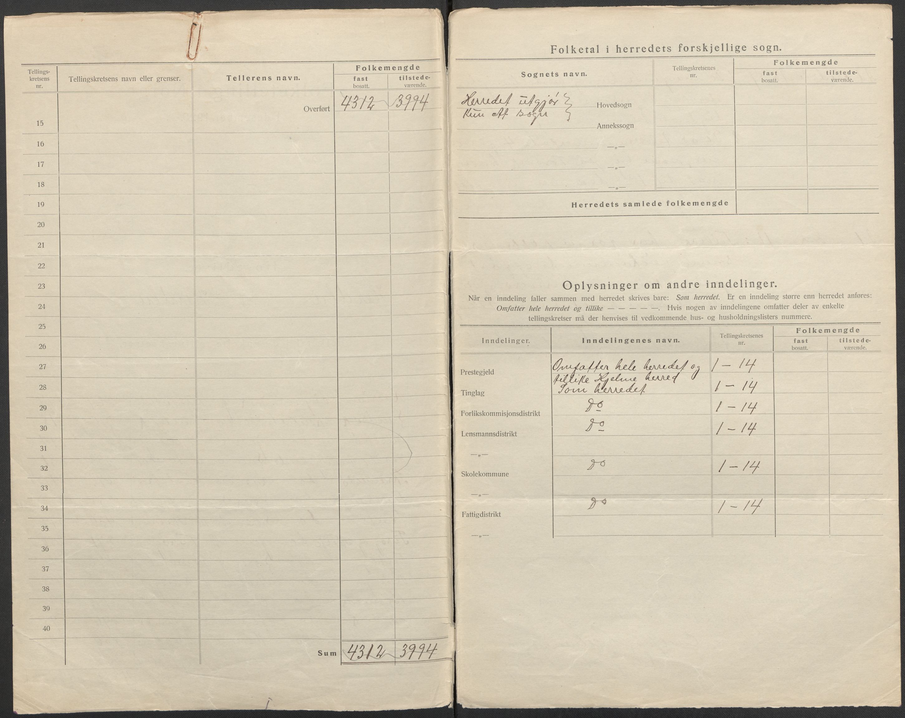 SAB, 1920 census for Herdla, 1920, p. 4