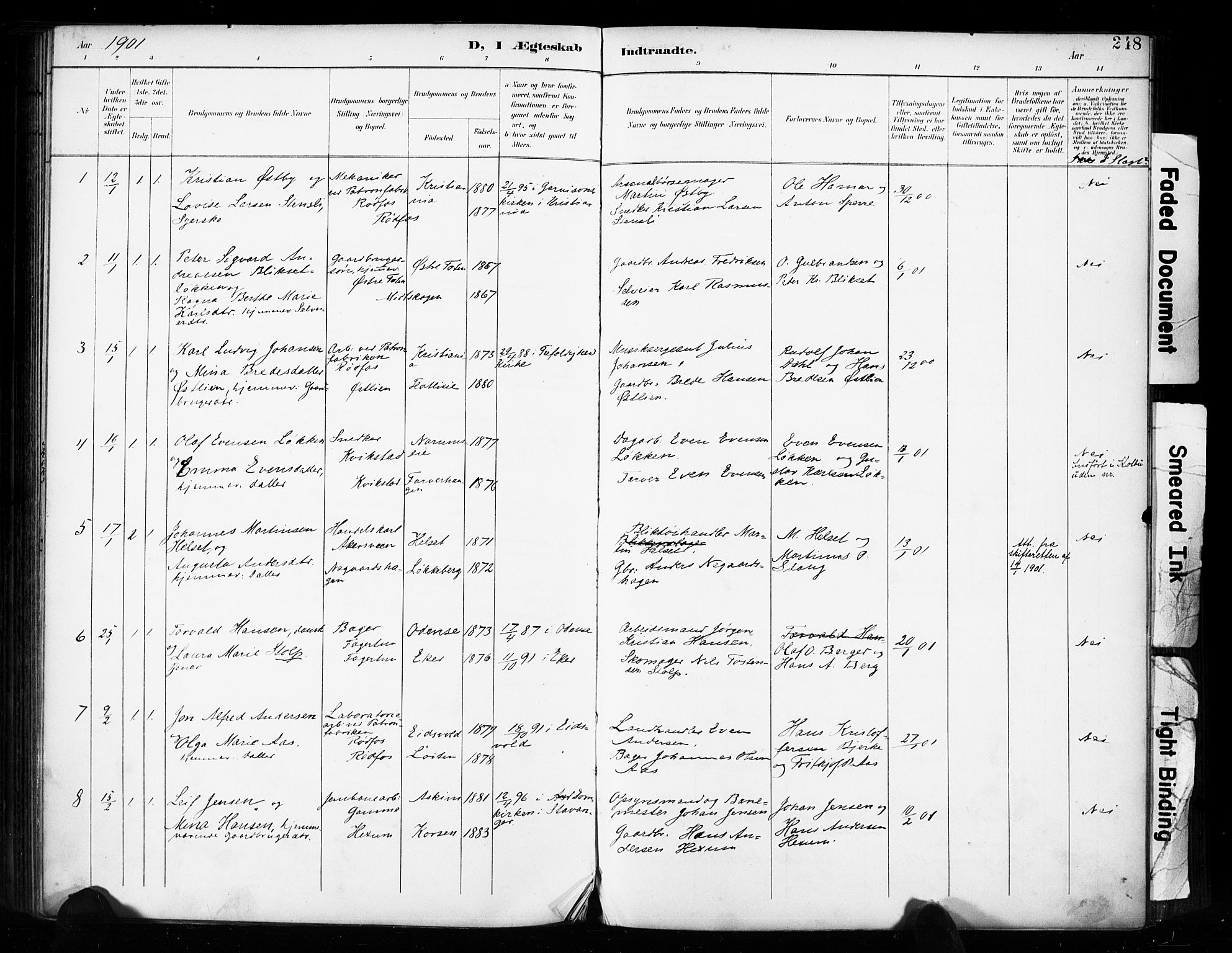 Vestre Toten prestekontor, SAH/PREST-108/H/Ha/Haa/L0011: Parish register (official) no. 11, 1895-1906, p. 248