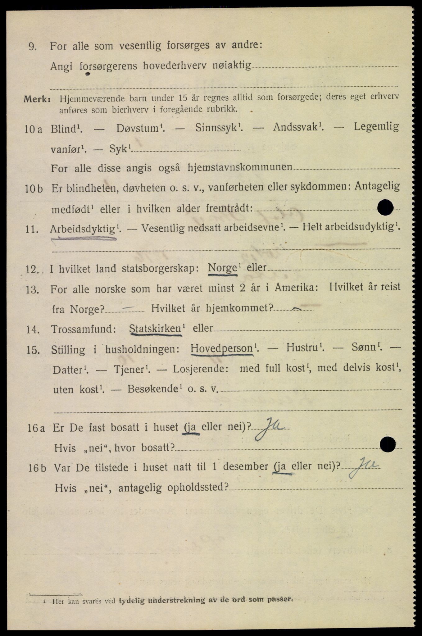 SAK, 1920 census for Farsund, 1920, p. 1972