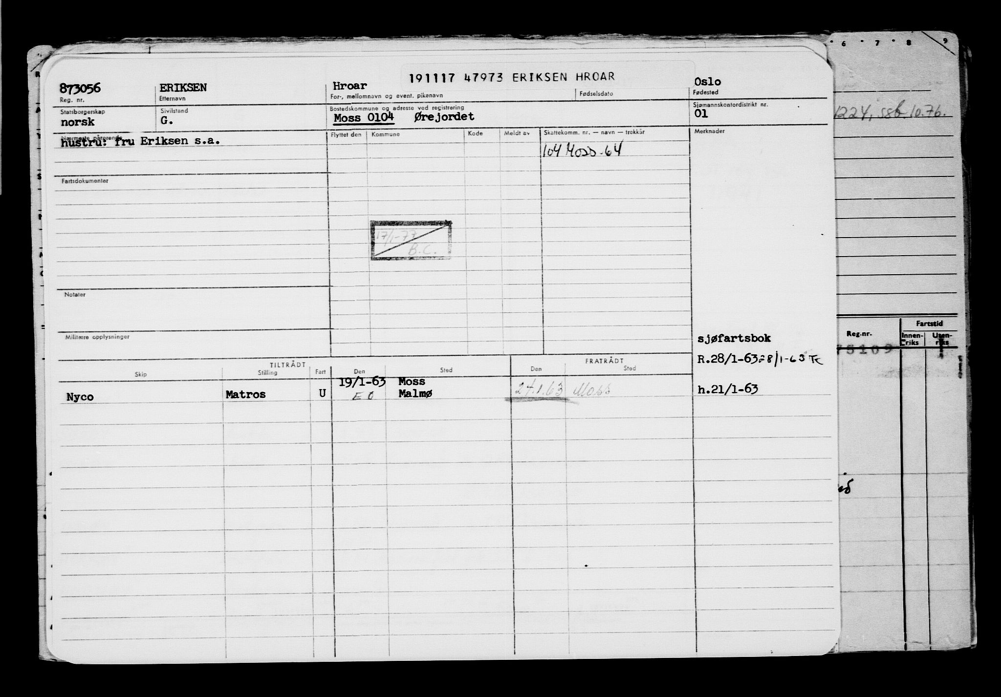 Direktoratet for sjømenn, AV/RA-S-3545/G/Gb/L0153: Hovedkort, 1917, p. 312