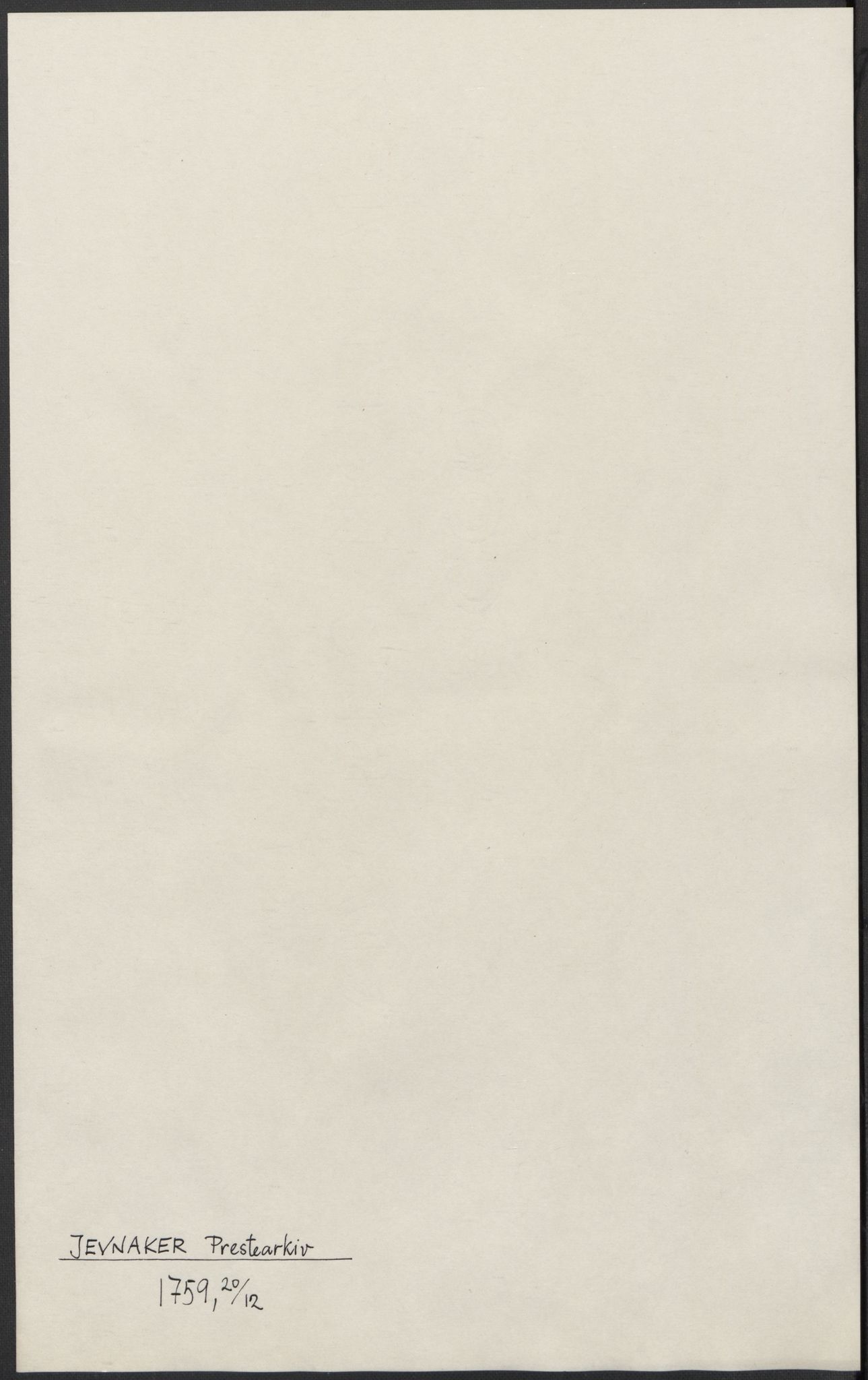 Riksarkivets diplomsamling, RA/EA-5965/F15/L0014: Prestearkiv - Oppland, 1696-1879, p. 121