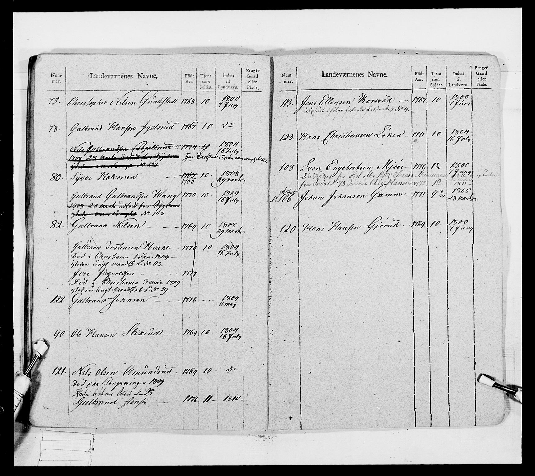 Generalitets- og kommissariatskollegiet, Det kongelige norske kommissariatskollegium, AV/RA-EA-5420/E/Eh/L0042: 1. Akershusiske nasjonale infanteriregiment, 1810, p. 187