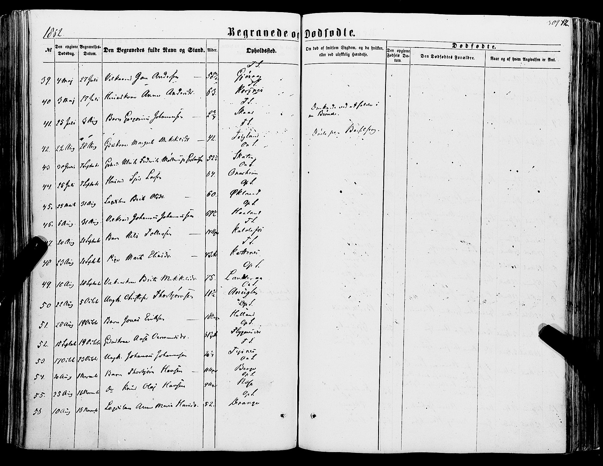 Tysnes sokneprestembete, AV/SAB-A-78601/H/Haa: Parish register (official) no. A 11, 1860-1871, p. 309