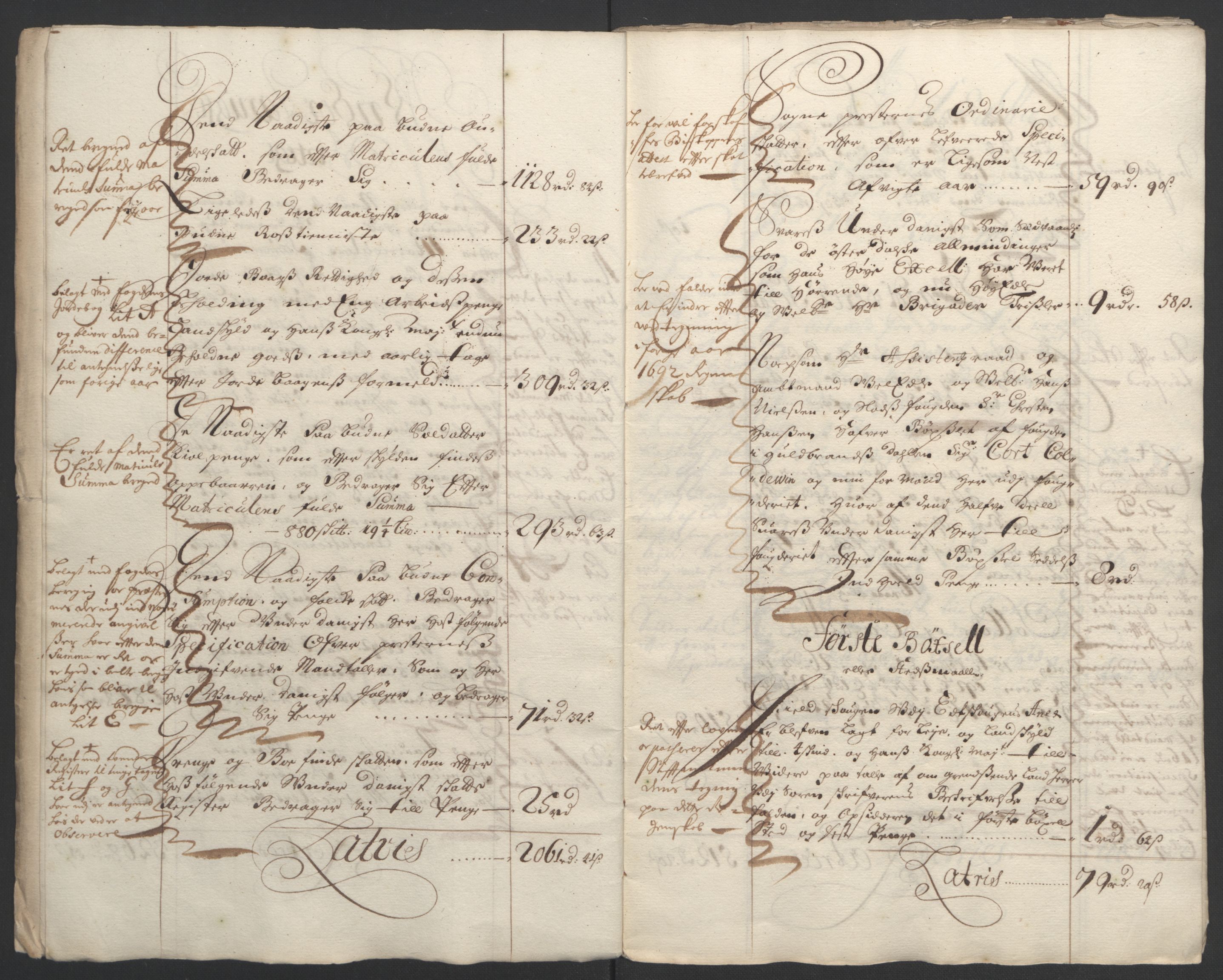 Rentekammeret inntil 1814, Reviderte regnskaper, Fogderegnskap, AV/RA-EA-4092/R13/L0831: Fogderegnskap Solør, Odal og Østerdal, 1693, p. 12