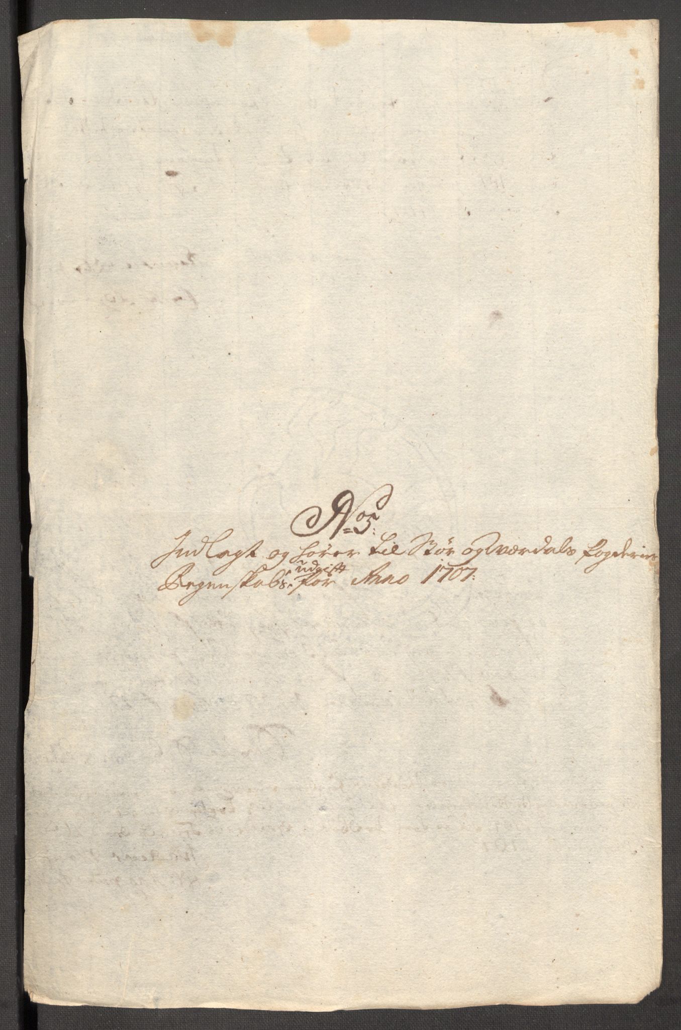 Rentekammeret inntil 1814, Reviderte regnskaper, Fogderegnskap, AV/RA-EA-4092/R62/L4197: Fogderegnskap Stjørdal og Verdal, 1707, p. 206