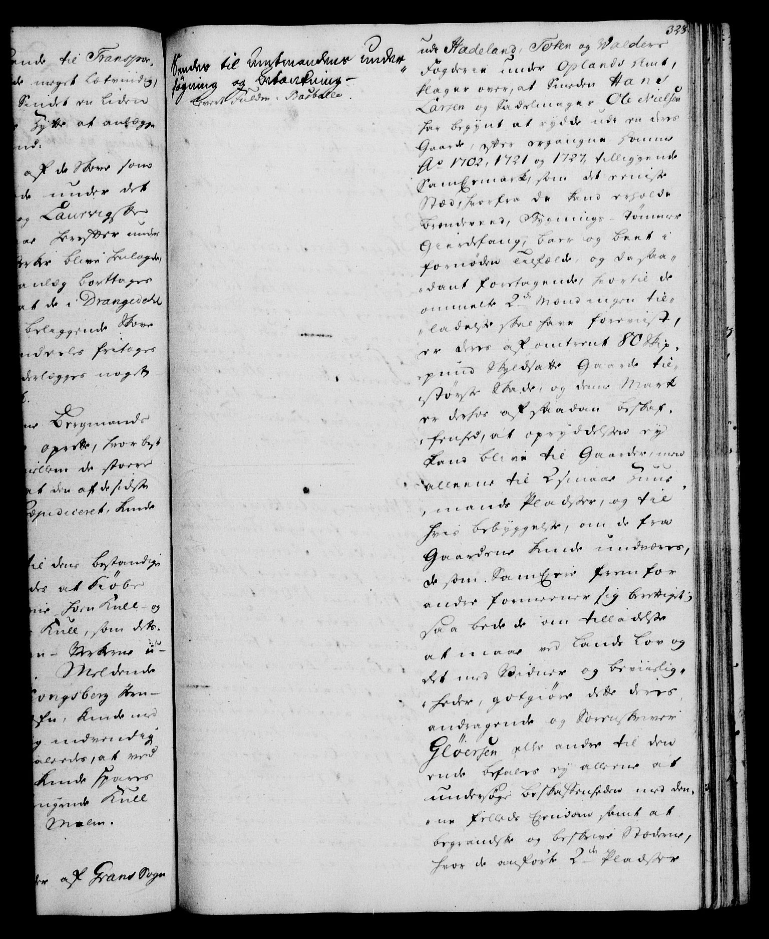 Rentekammeret, Kammerkanselliet, AV/RA-EA-3111/G/Gh/Gha/L0034: Norsk ekstraktmemorialprotokoll (merket RK 53.79), 1756-1759, p. 323