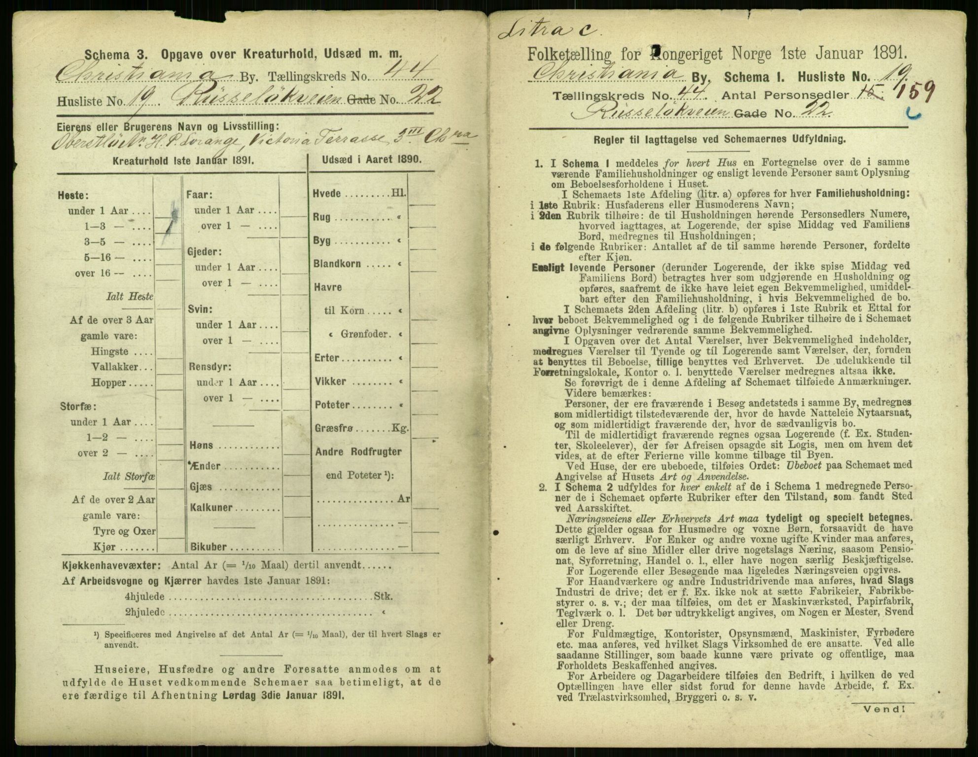 RA, 1891 census for 0301 Kristiania, 1891, p. 26633