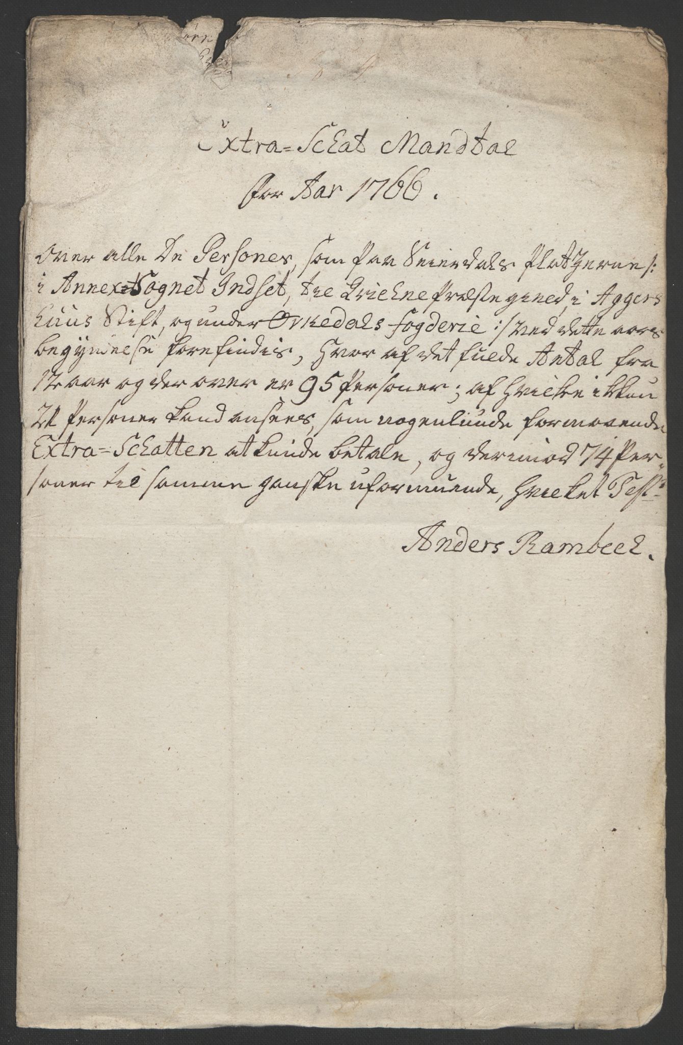 Rentekammeret inntil 1814, Realistisk ordnet avdeling, RA/EA-4070/Ol/L0021: [Gg 10]: Ekstraskatten, 23.09.1762. Orkdal og Gauldal, 1762-1767, p. 468