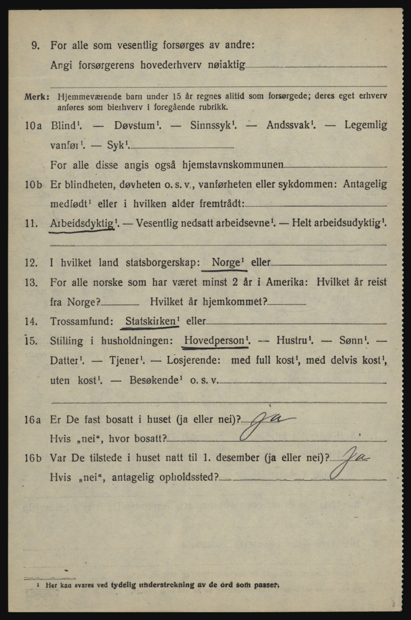 SAO, 1920 census for Rødenes, 1920, p. 2353