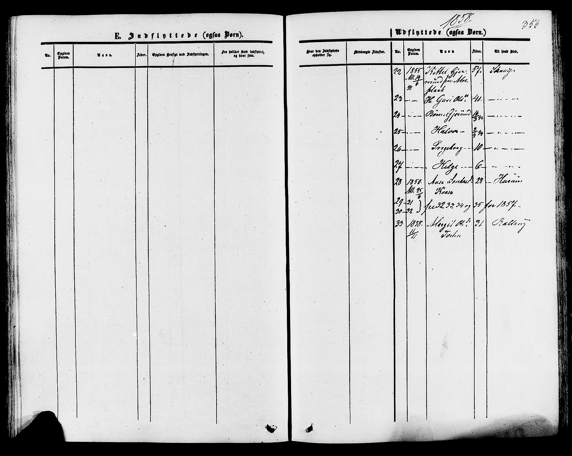 Tinn kirkebøker, SAKO/A-308/F/Fa/L0006: Parish register (official) no. I 6, 1857-1878, p. 356