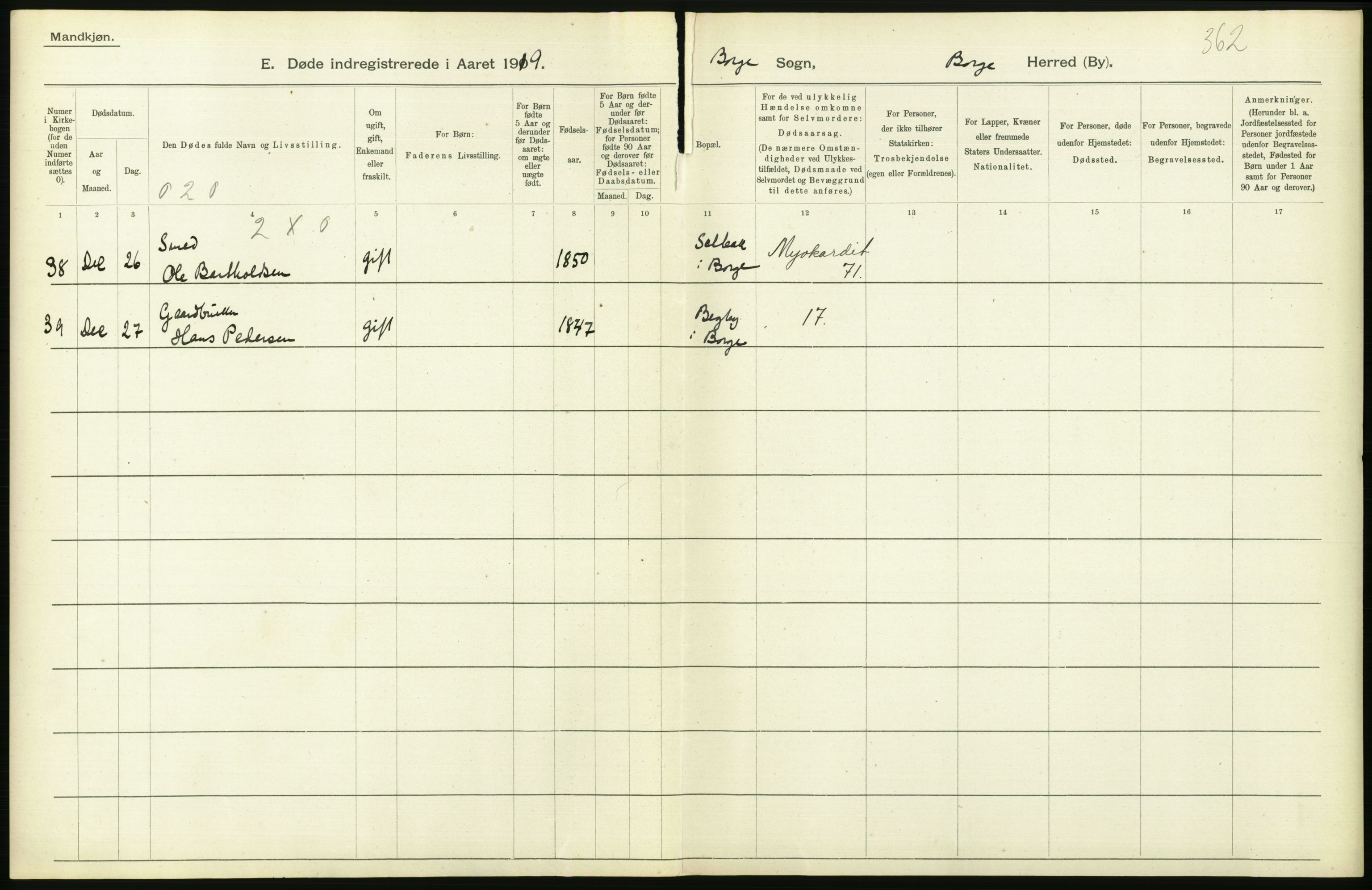 Statistisk sentralbyrå, Sosiodemografiske emner, Befolkning, RA/S-2228/D/Df/Dfb/Dfbi/L0003: Østfold fylke: Døde. Bygder og byer., 1919