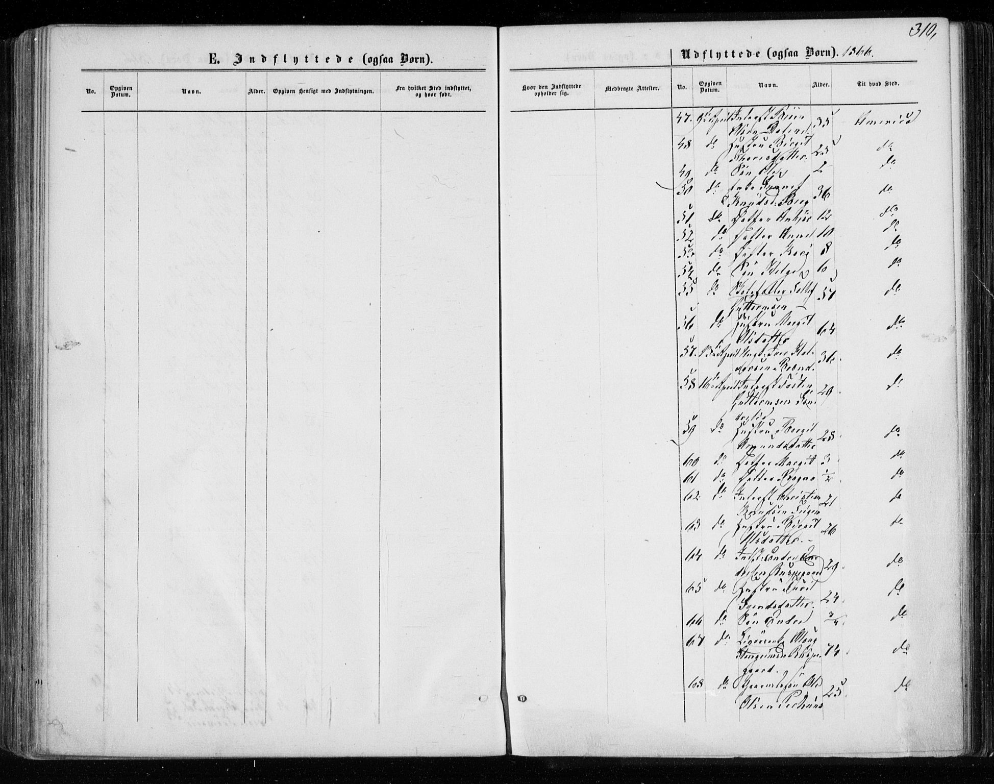 Gol kirkebøker, AV/SAKO-A-226/F/Fa/L0003: Parish register (official) no. I 3, 1863-1875, p. 310