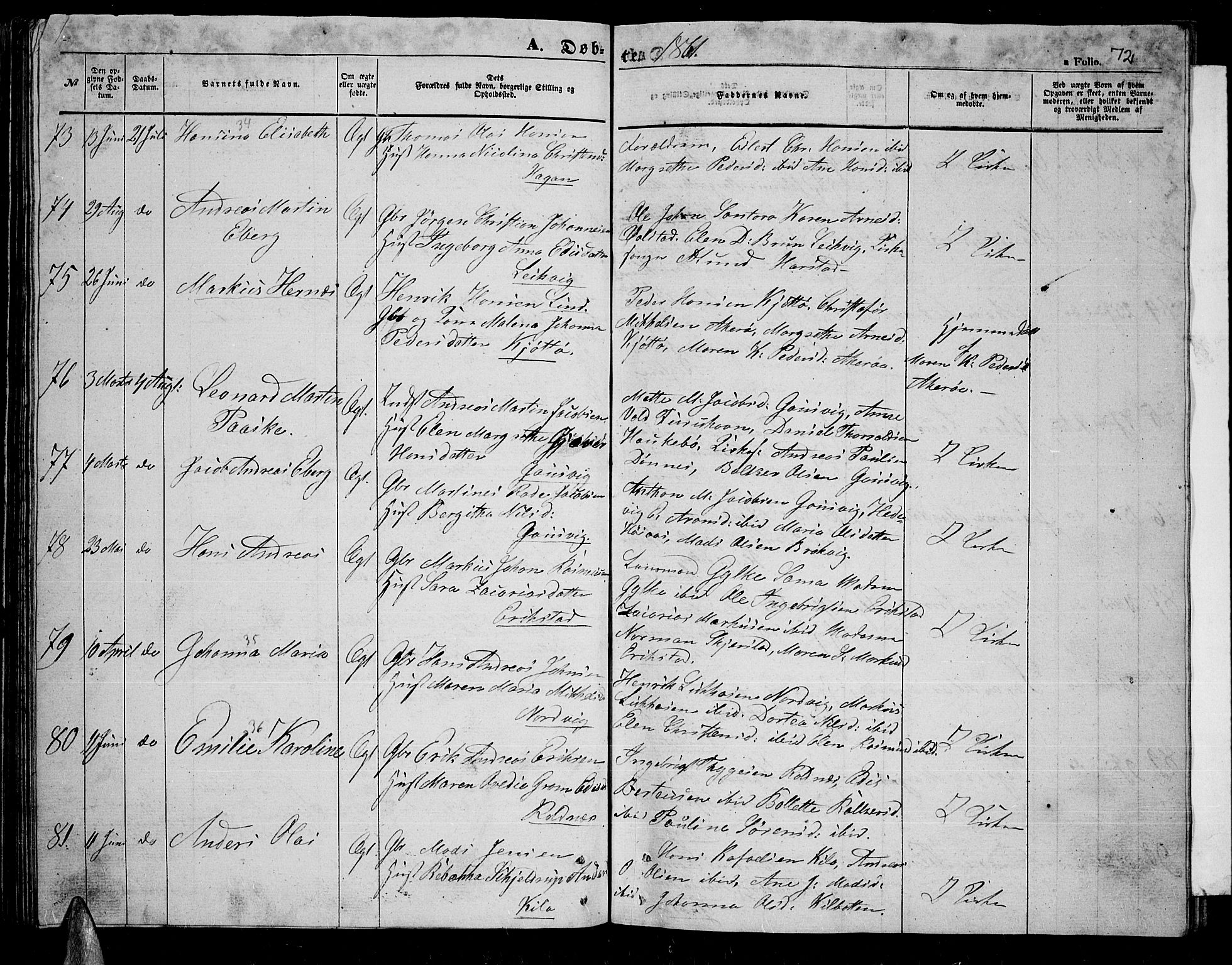 Trondenes sokneprestkontor, SATØ/S-1319/H/Hb/L0007klokker: Parish register (copy) no. 7, 1855-1862, p. 72