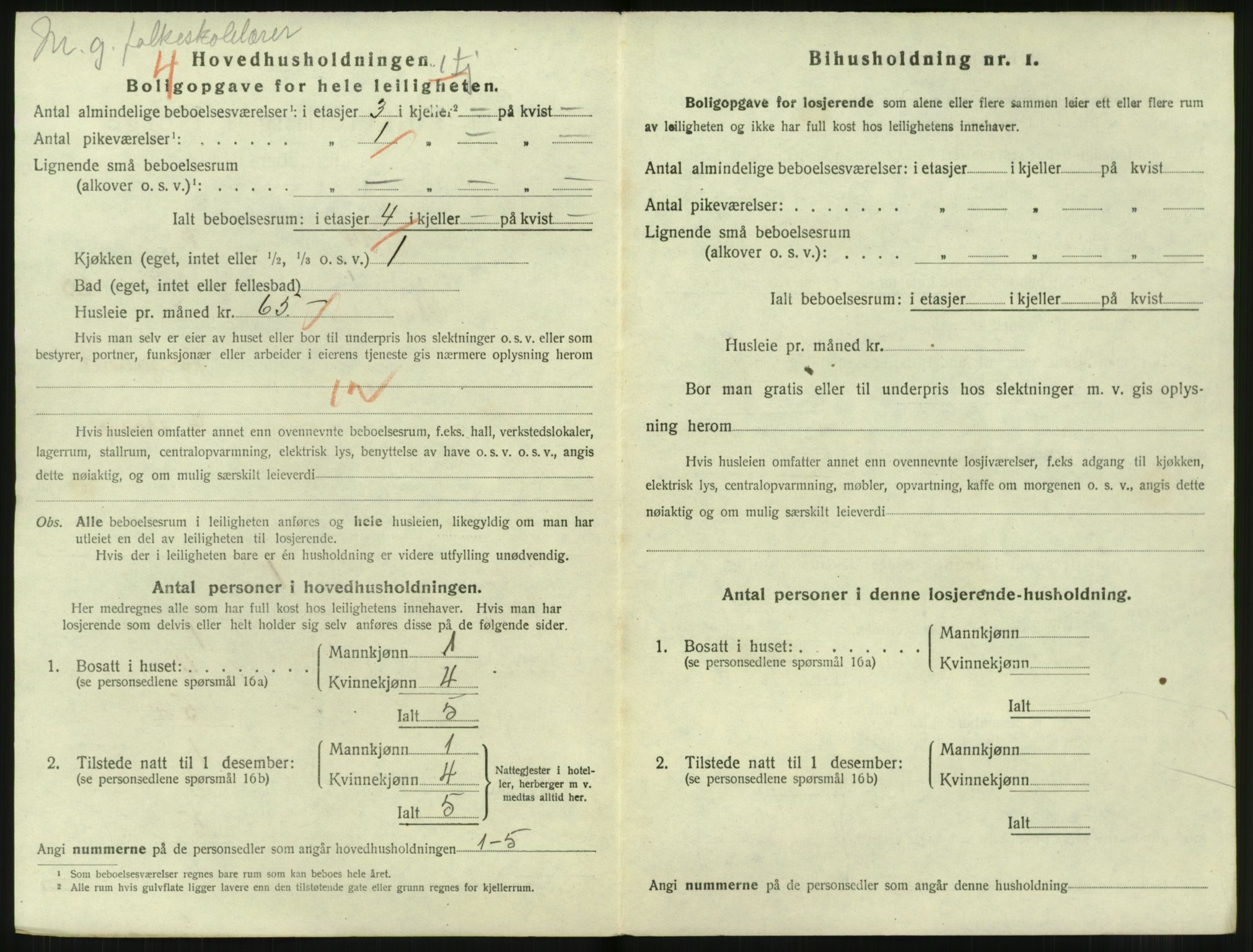 SAT, 1920 census for Trondheim, 1920, p. 27733