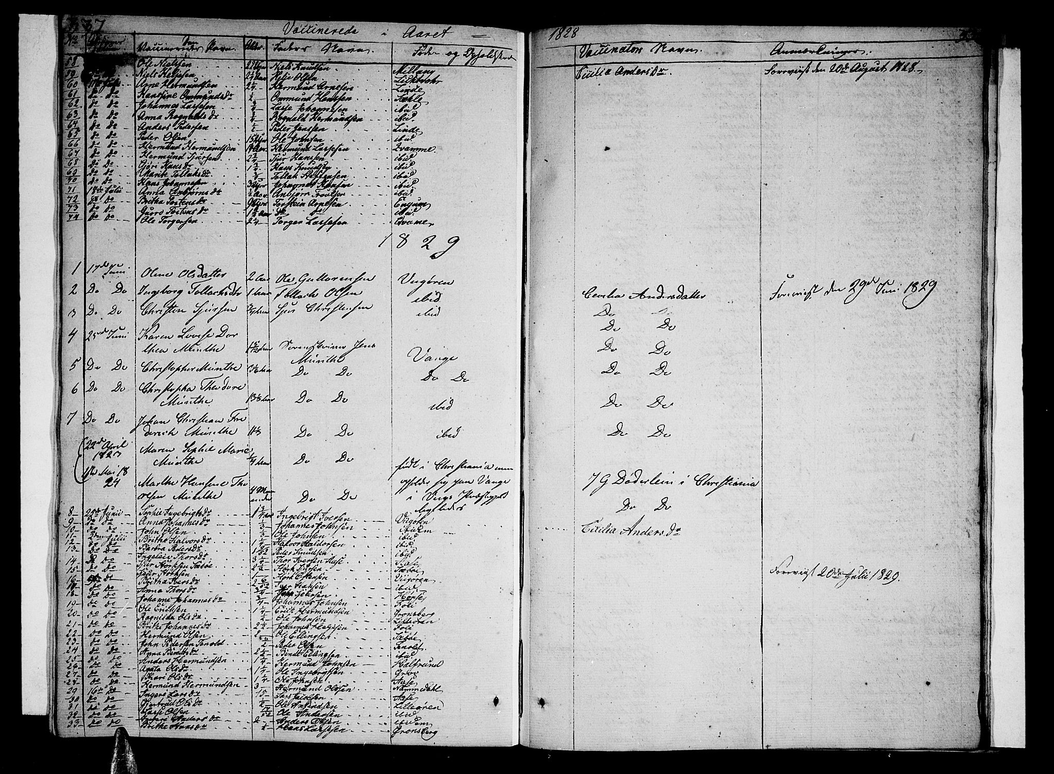 Vik sokneprestembete, SAB/A-81501: Parish register (official) no. A 6, 1821-1831, p. 337-338