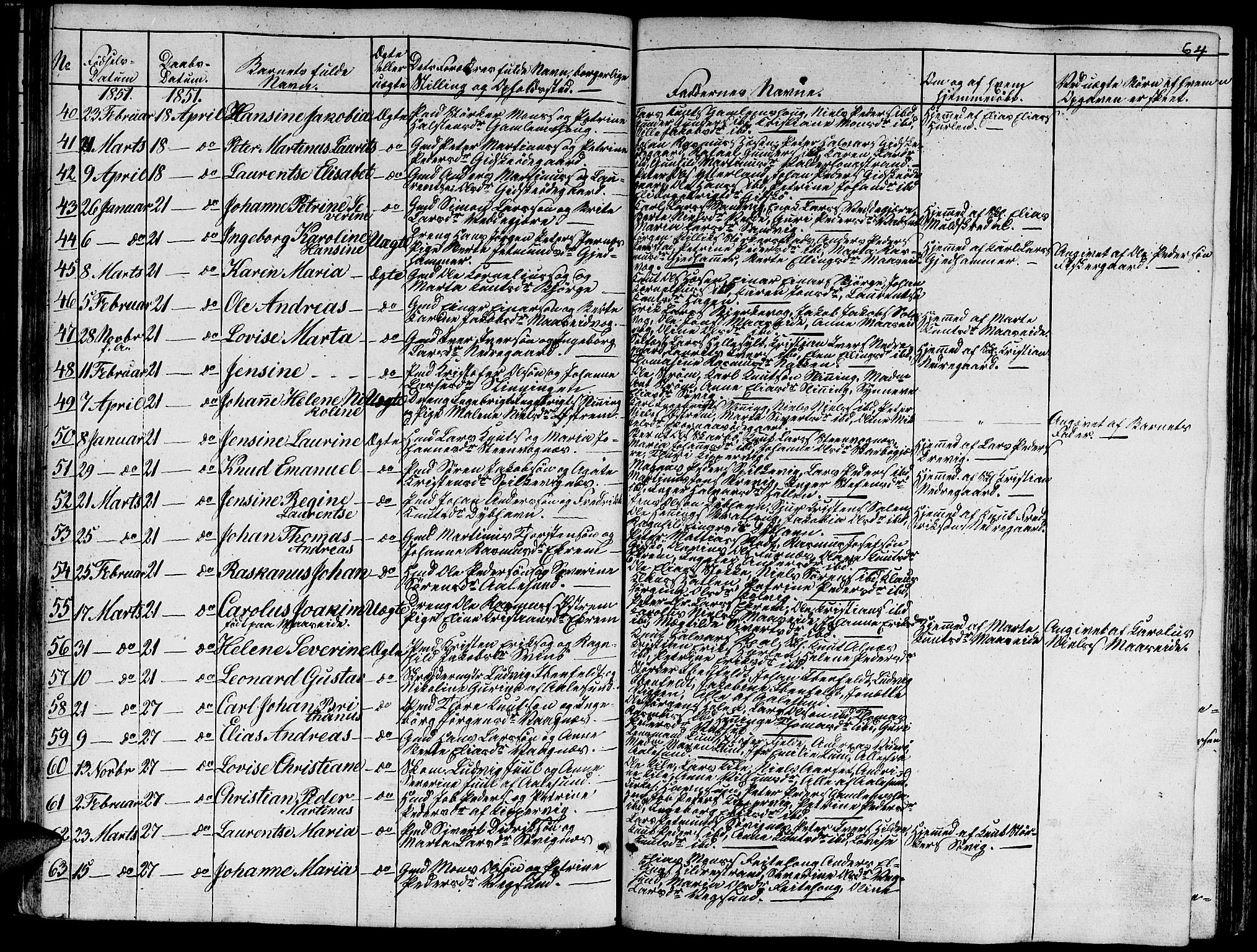 Ministerialprotokoller, klokkerbøker og fødselsregistre - Møre og Romsdal, AV/SAT-A-1454/528/L0426: Parish register (copy) no. 528C07, 1844-1854, p. 65