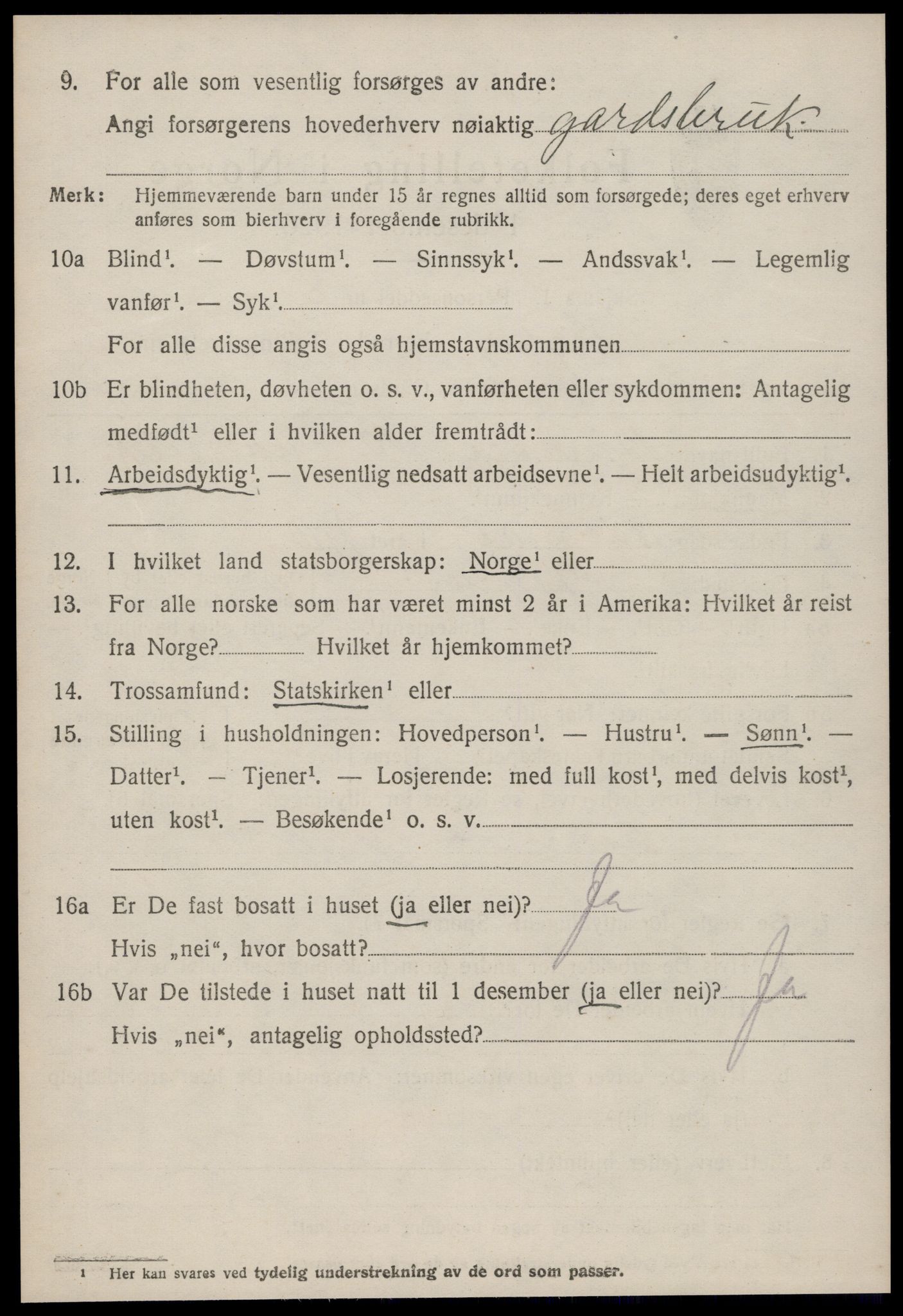 SAT, 1920 census for Vigra, 1920, p. 1719
