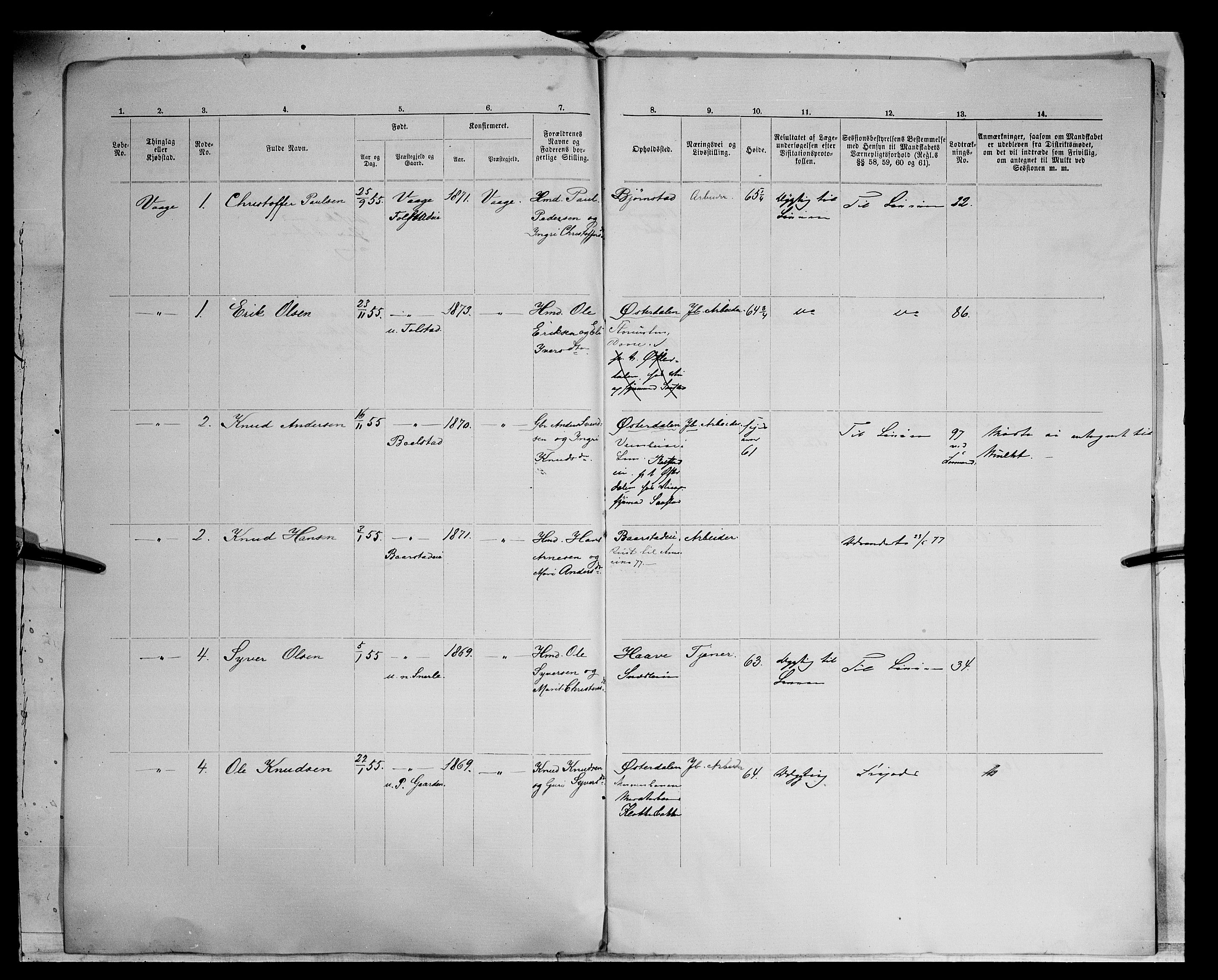 Fylkesmannen i Oppland, SAH/FYO-002/1/K/Kg/L1175: Heidal, Sel, Vågå, Lom og Skjåk, 1860-1879, p. 110