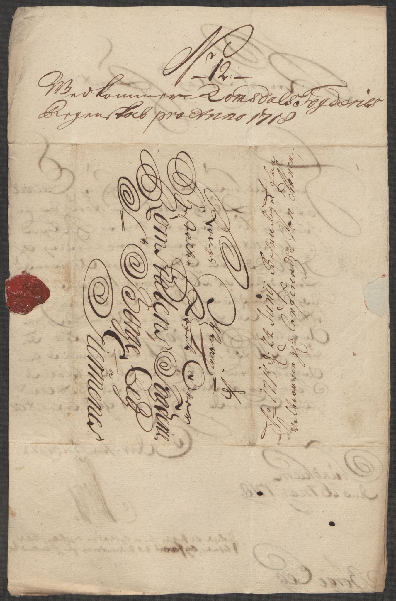 Rentekammeret inntil 1814, Reviderte regnskaper, Fogderegnskap, AV/RA-EA-4092/R55/L3665: Fogderegnskap Romsdal, 1718, p. 128