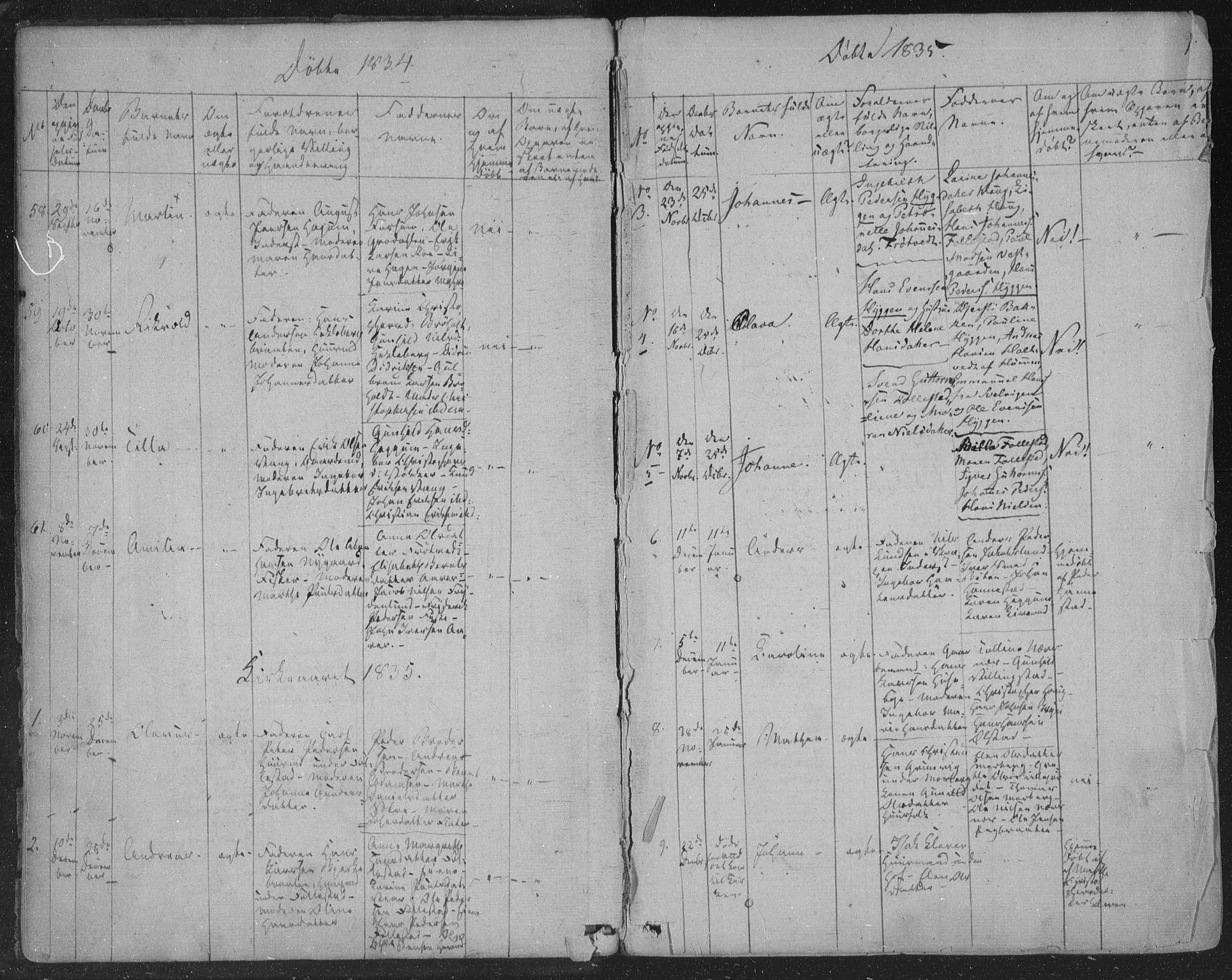 Røyken kirkebøker, AV/SAKO-A-241/F/Fa/L0005: Parish register (official) no. 5, 1833-1856, p. 9